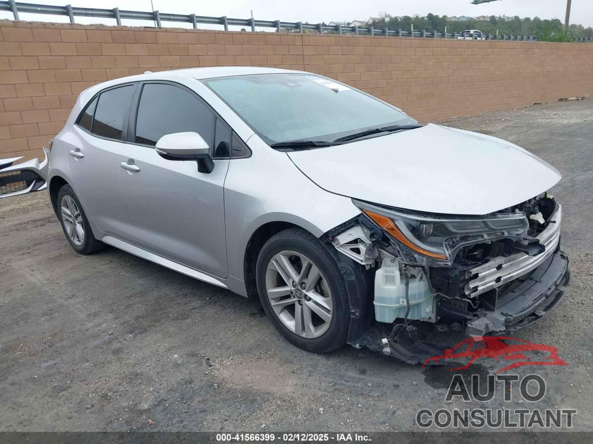 TOYOTA COROLLA 2021 - JTND4MBE5M3106384