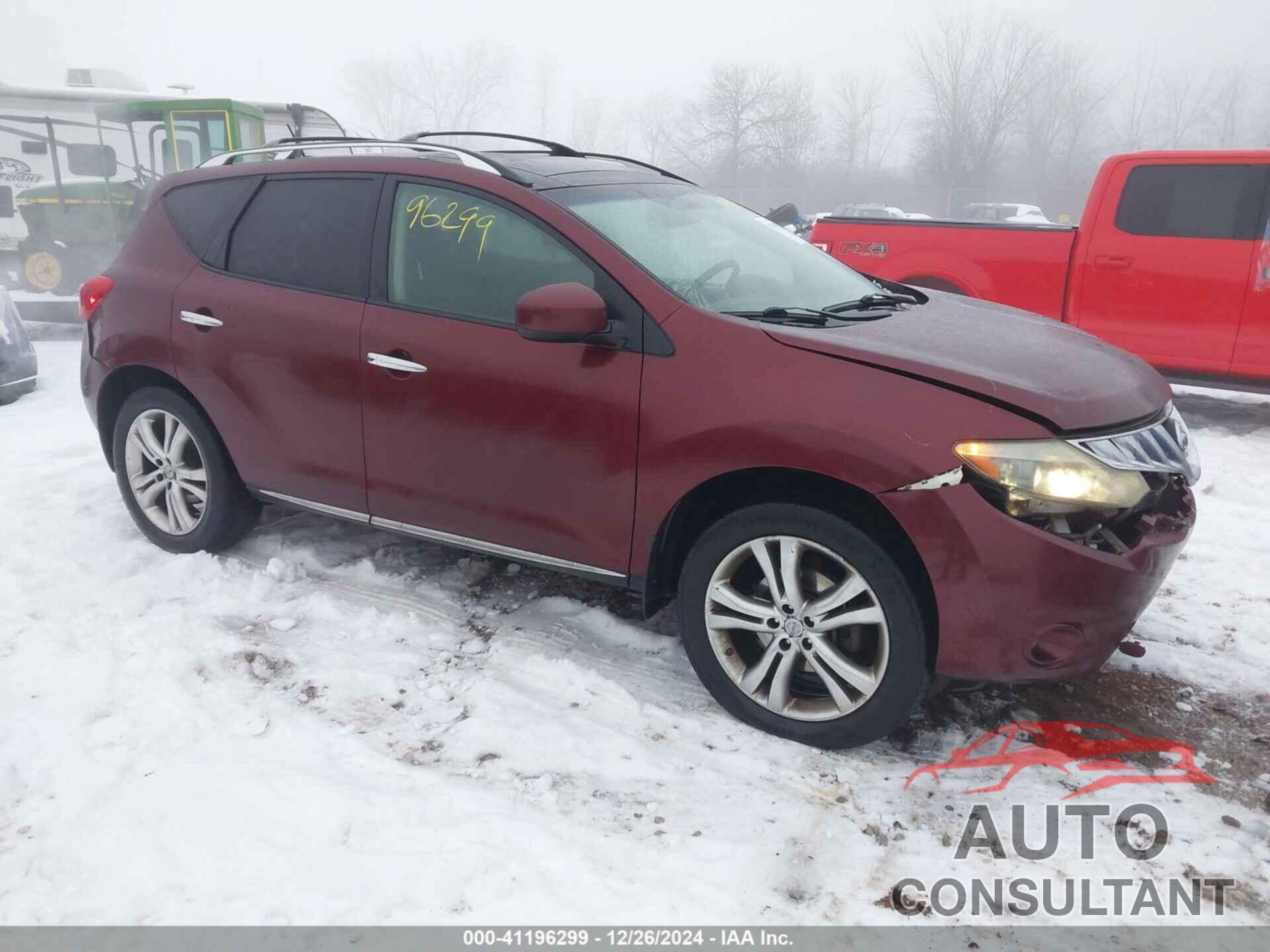 NISSAN MURANO 2009 - JN8AZ18W79W141932