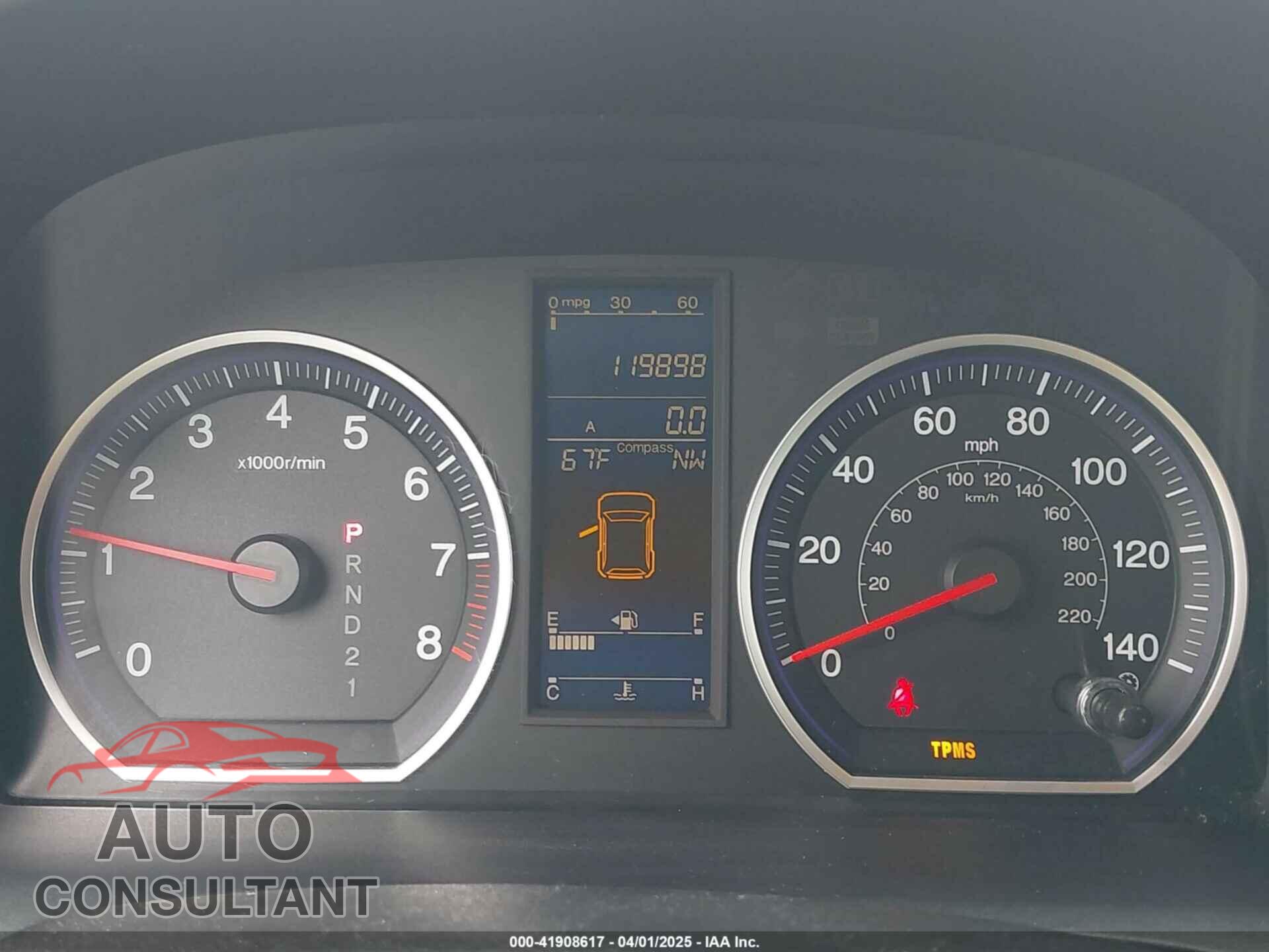 HONDA CR-V 2010 - 5J6RE3H7XAL013473