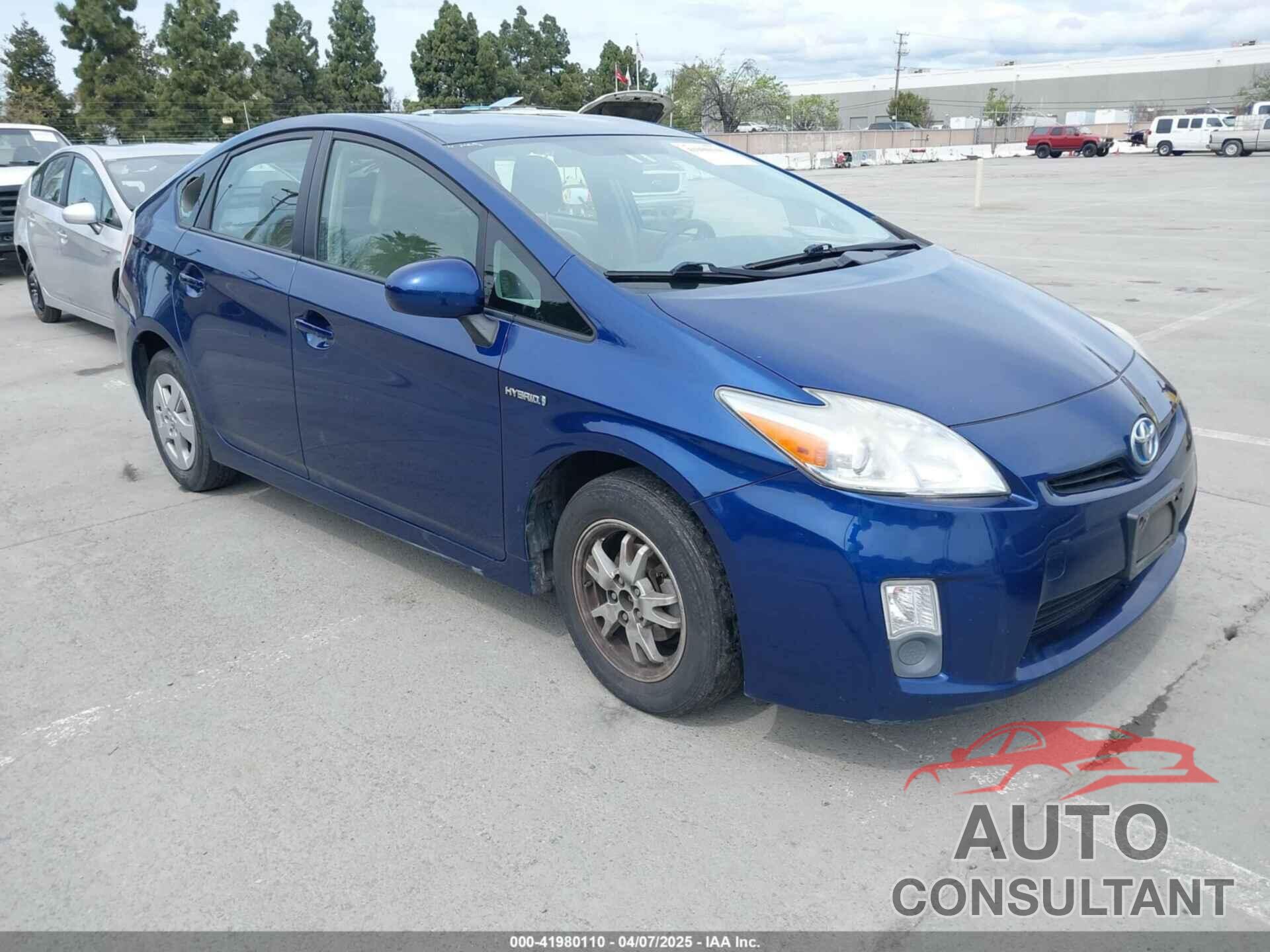 TOYOTA PRIUS 2011 - JTDKN3DU6B0267820