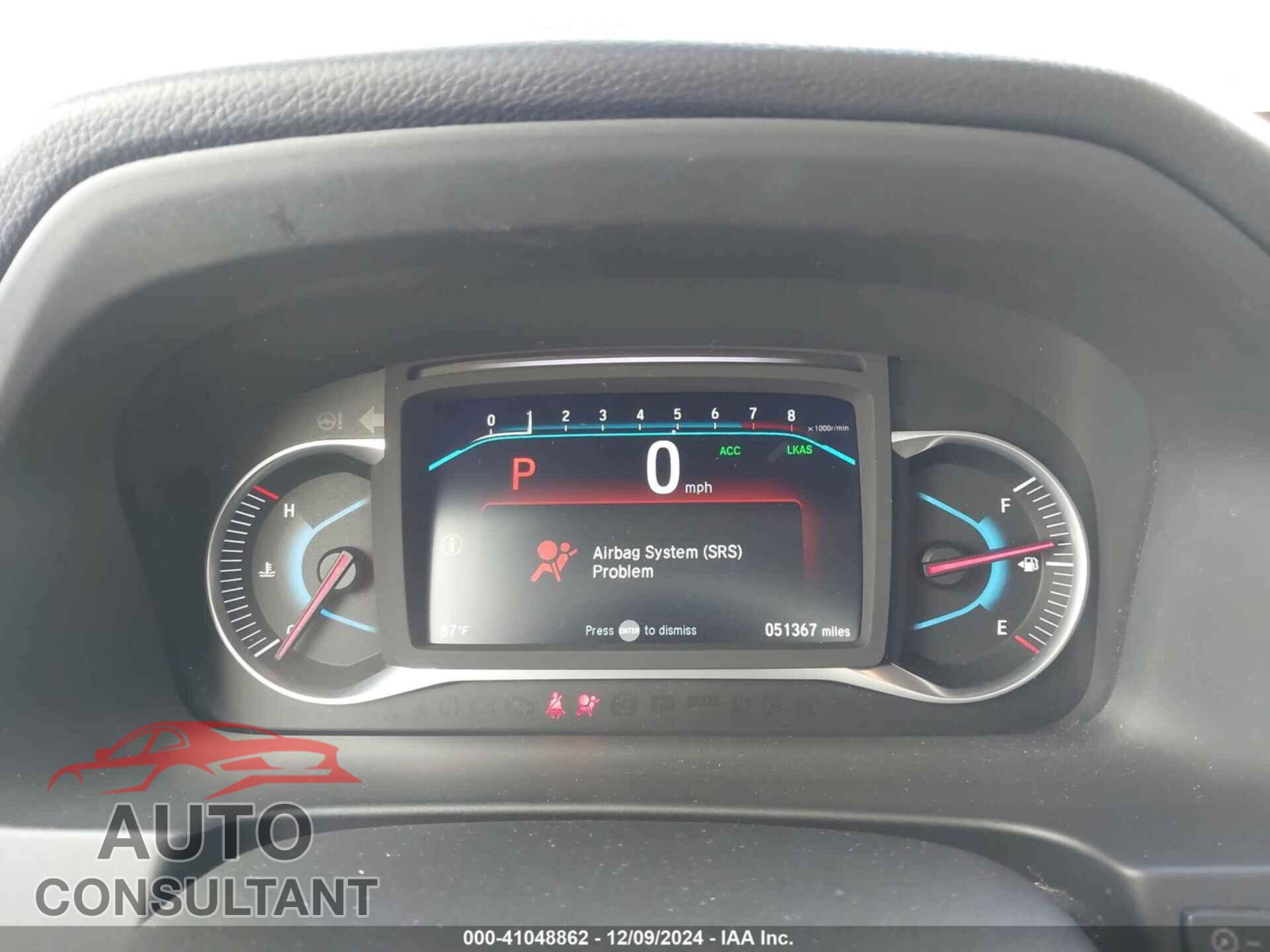 HONDA PILOT 2021 - 5FNYF5H2XMB013799