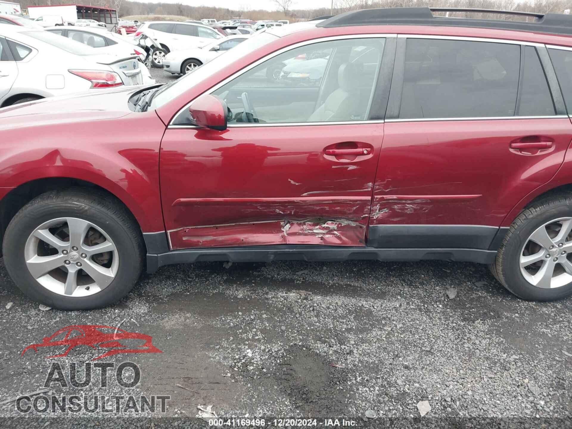 SUBARU OUTBACK 2014 - 4S4BRBLC9E3326512