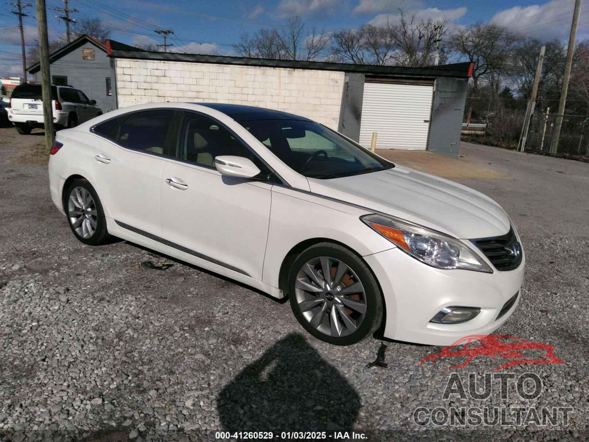 HYUNDAI AZERA 2013 - KMHFH4JG4DA326854