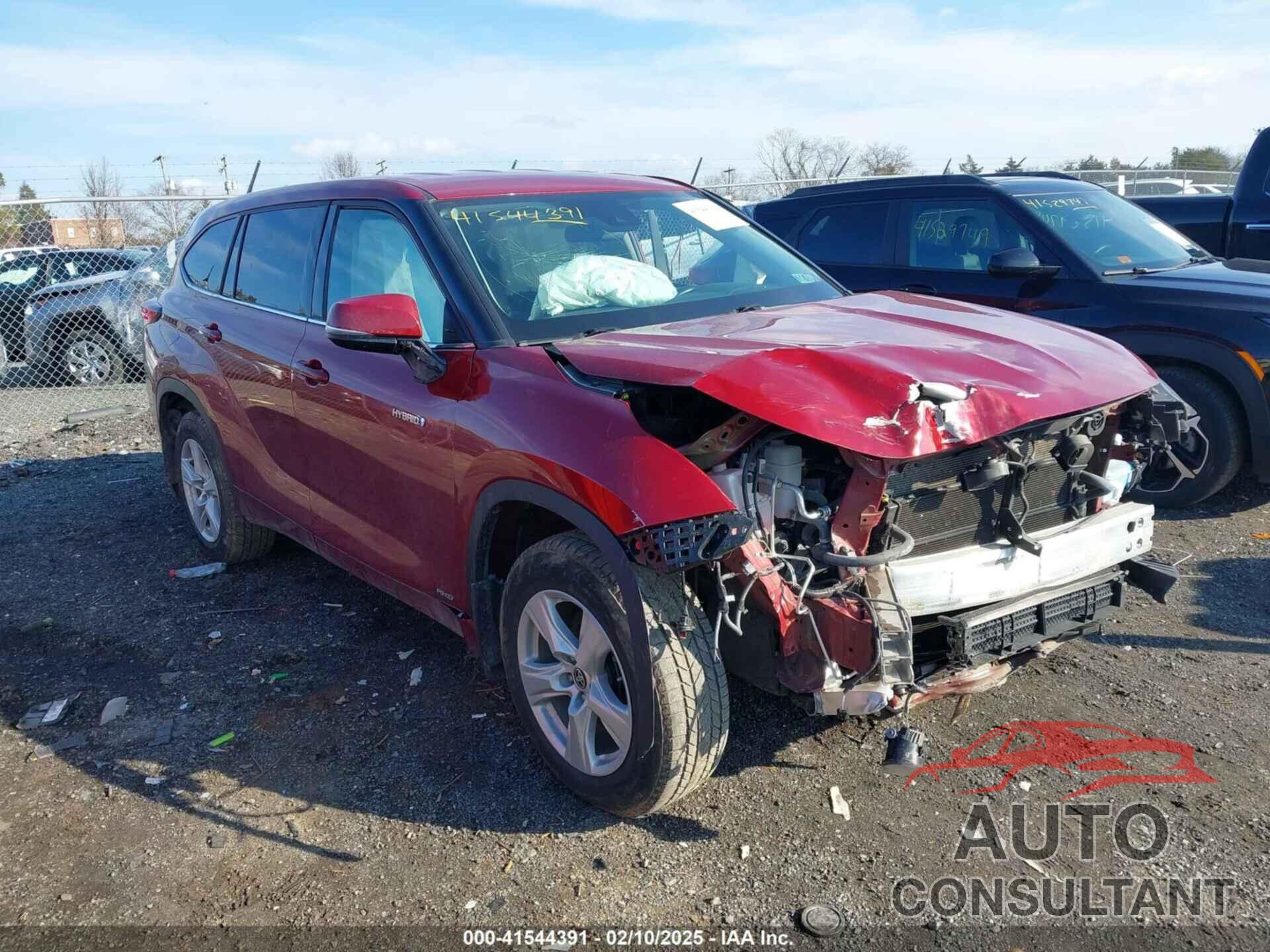 TOYOTA HIGHLANDER 2021 - 5TDBBRCH0MS034628