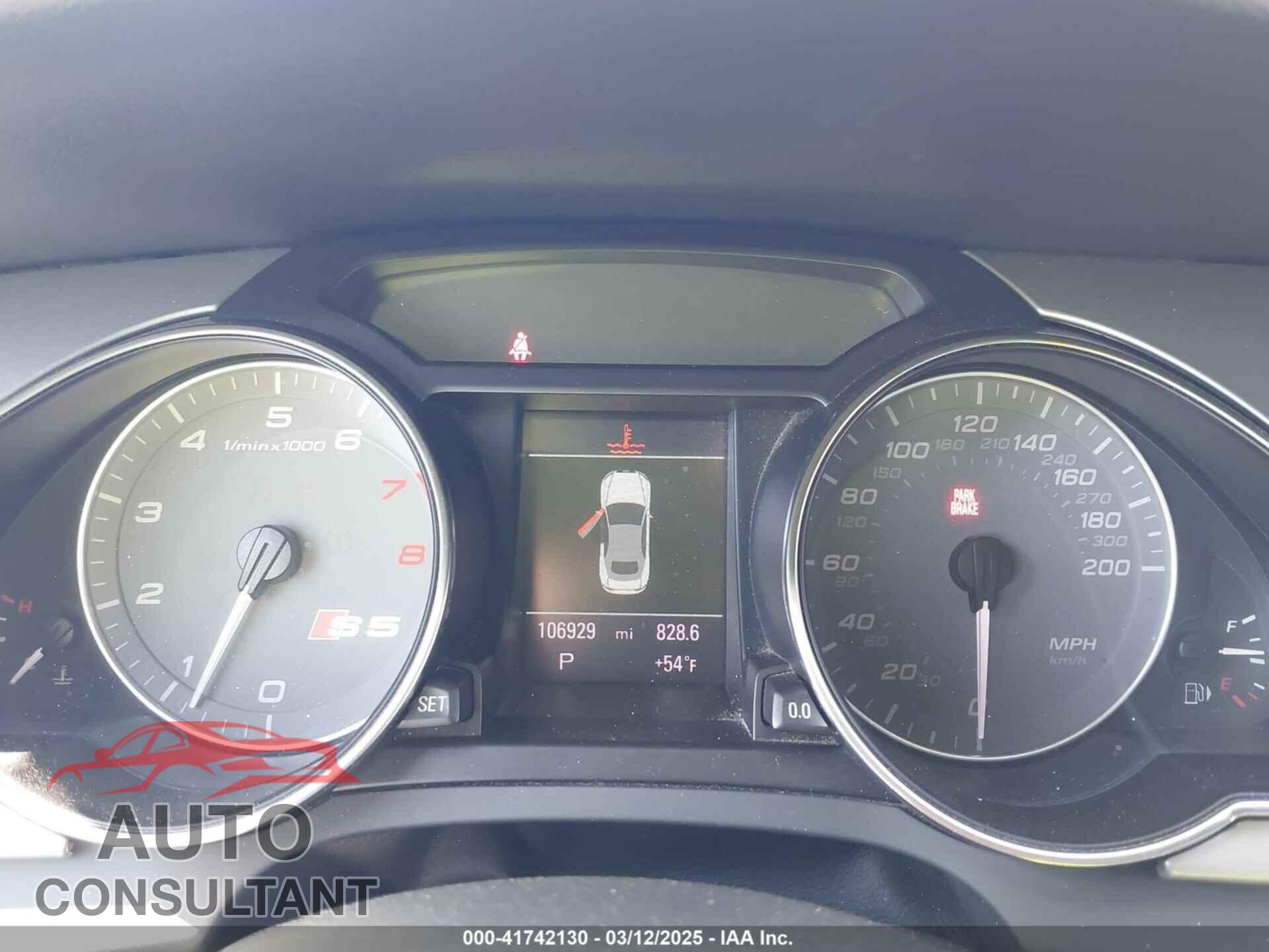 AUDI S5 2012 - WAUCGAFH4CN004360