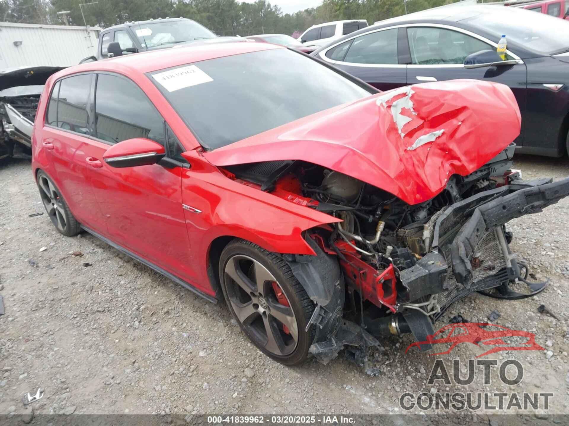VOLKSWAGEN GOLF GTI 2018 - 3VW447AU5JM293678