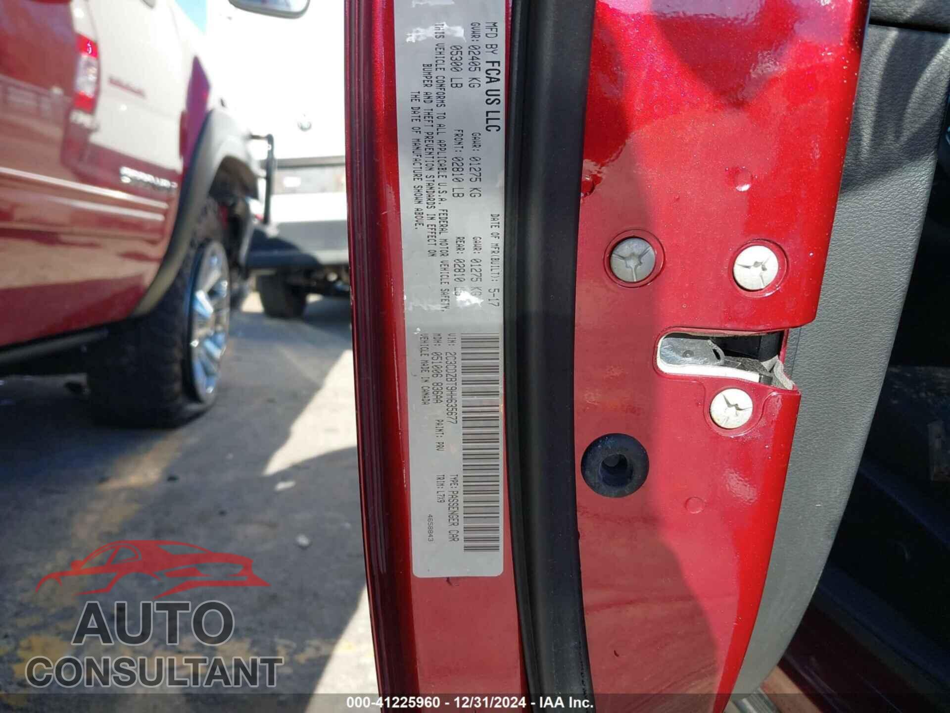 DODGE CHALLENGER 2017 - 2C3CDZBT9HH635677