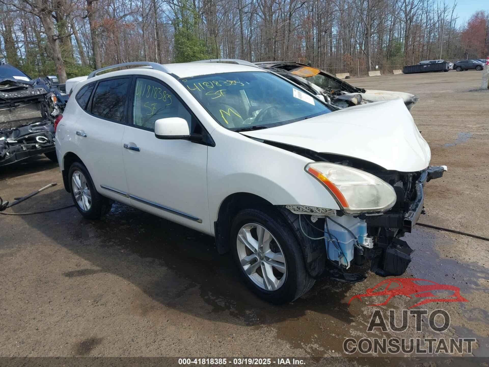 NISSAN ROGUE 2012 - JN8AS5MV6CW421082