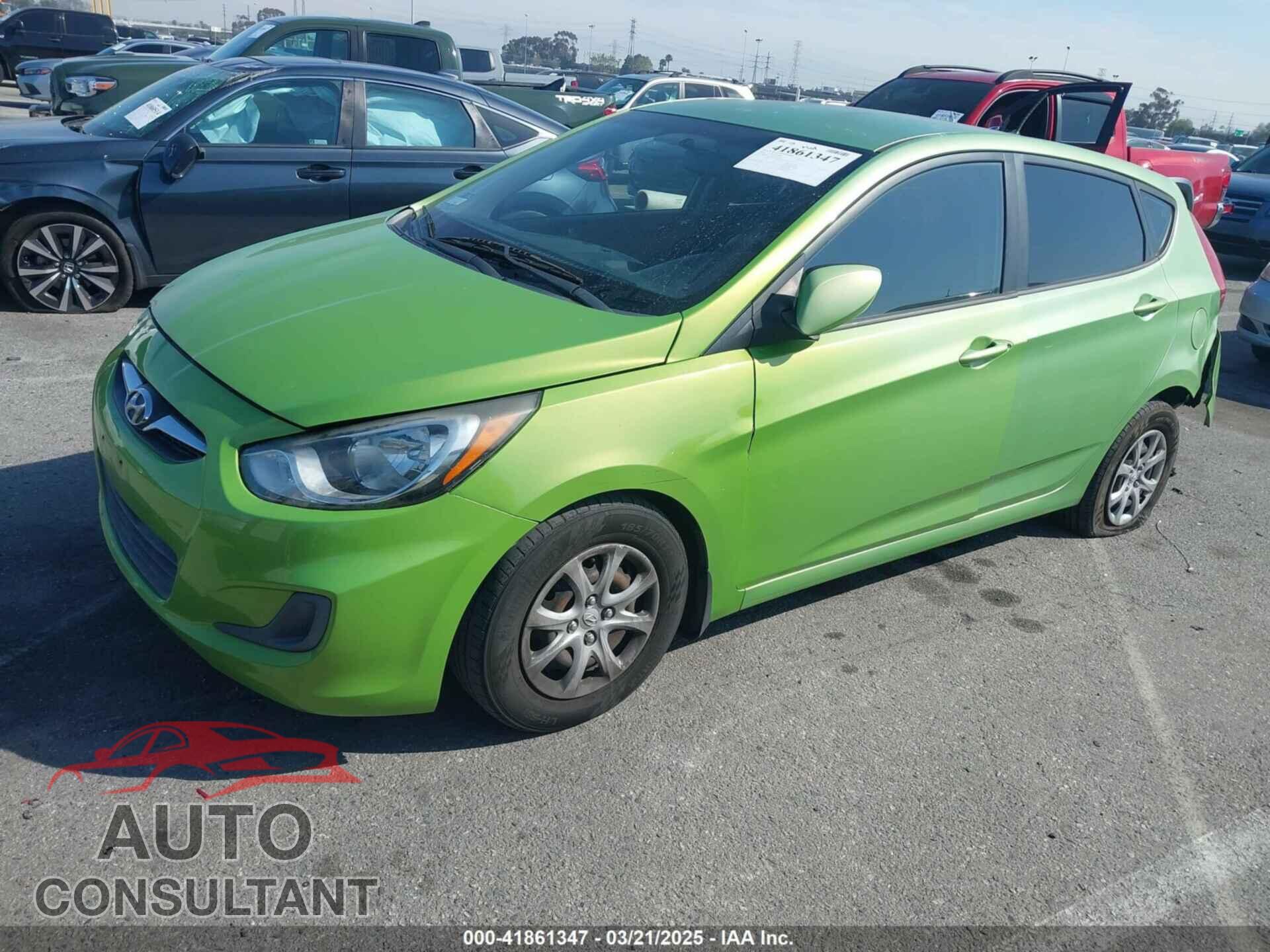 HYUNDAI ACCENT 2012 - KMHCT5AE4CU034205