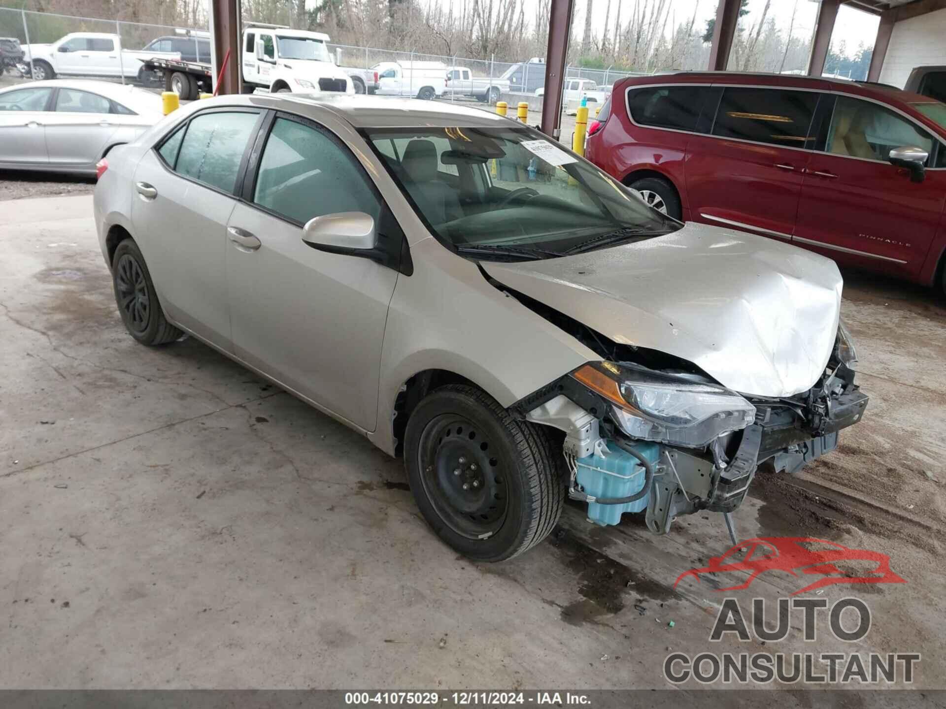 TOYOTA COROLLA 2019 - 2T1BURHEXKC131429