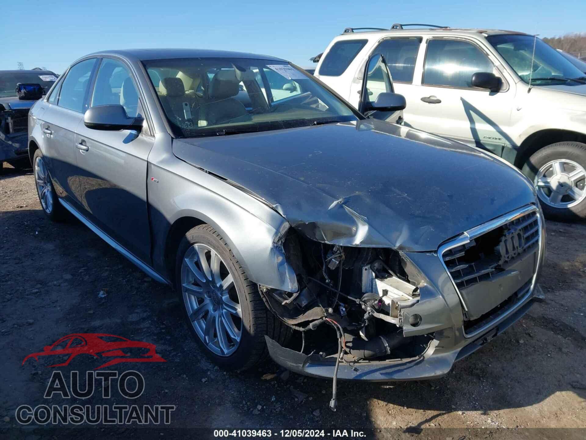 AUDI A4 2012 - WAUEFAFL9CA035658