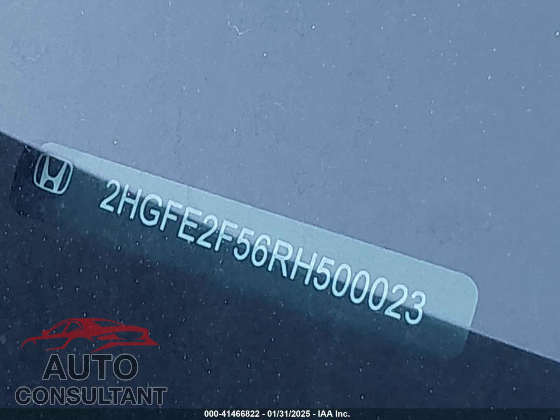 HONDA CIVIC 2024 - 2HGFE2F56RH500023