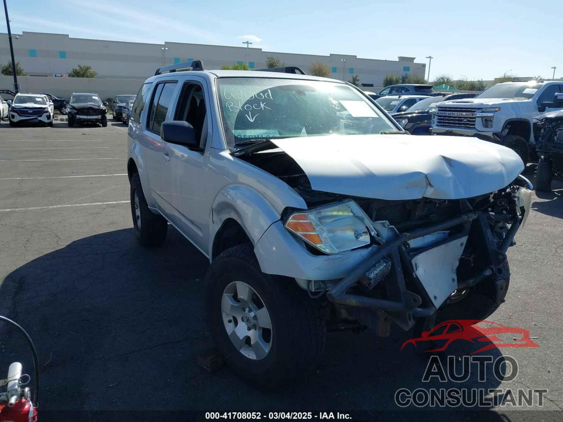 NISSAN PATHFINDER 2012 - 5N1AR1NB4CC620830