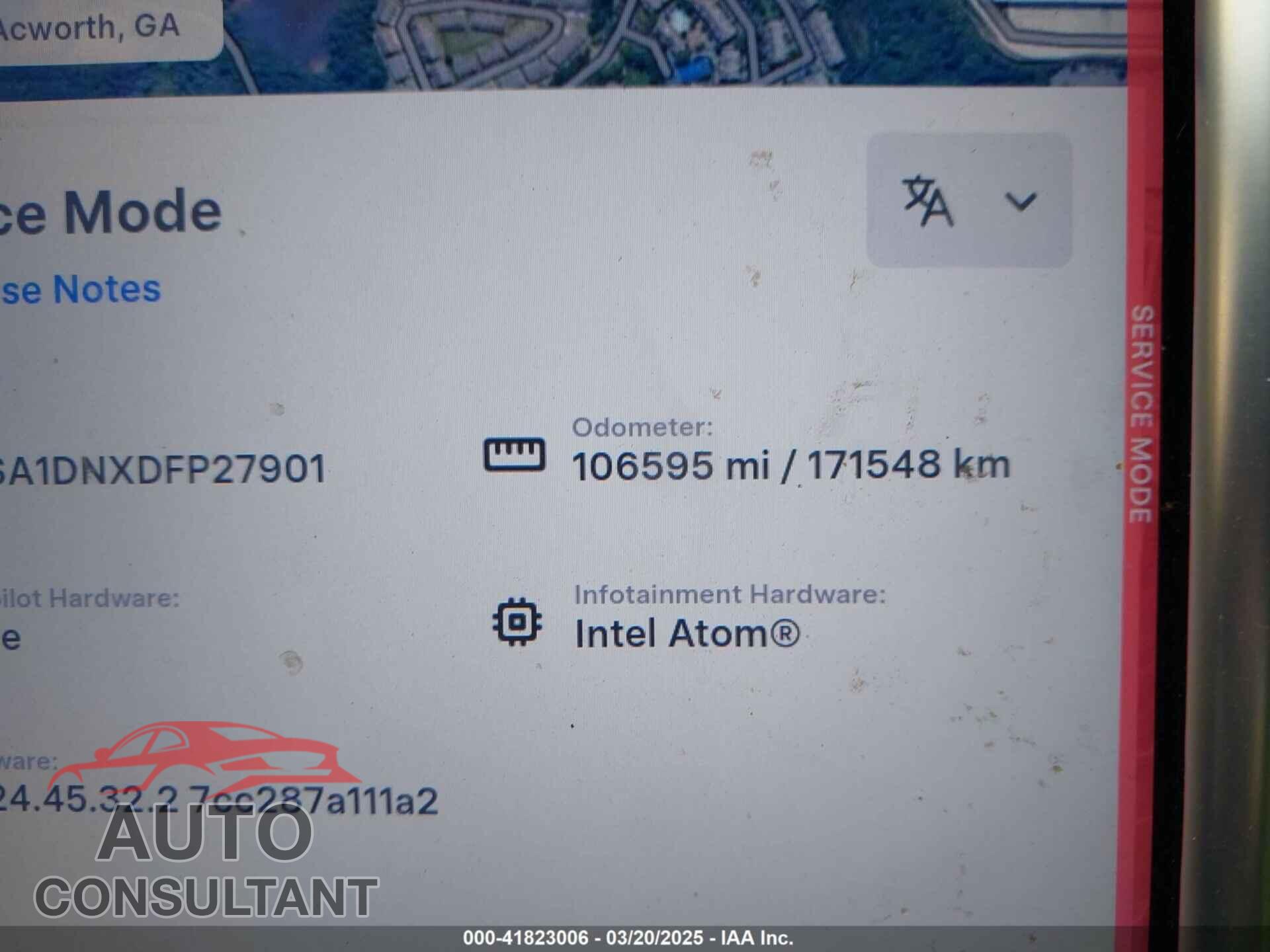 TESLA MODEL S 2013 - 5YJSA1DNXDFP27901