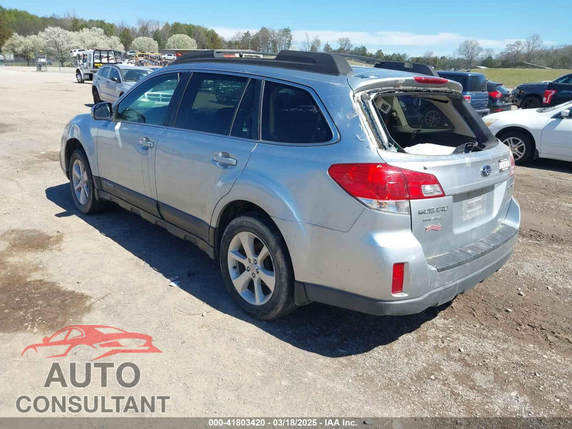 SUBARU OUTBACK 2013 - 4S4BRCCC3D3237202
