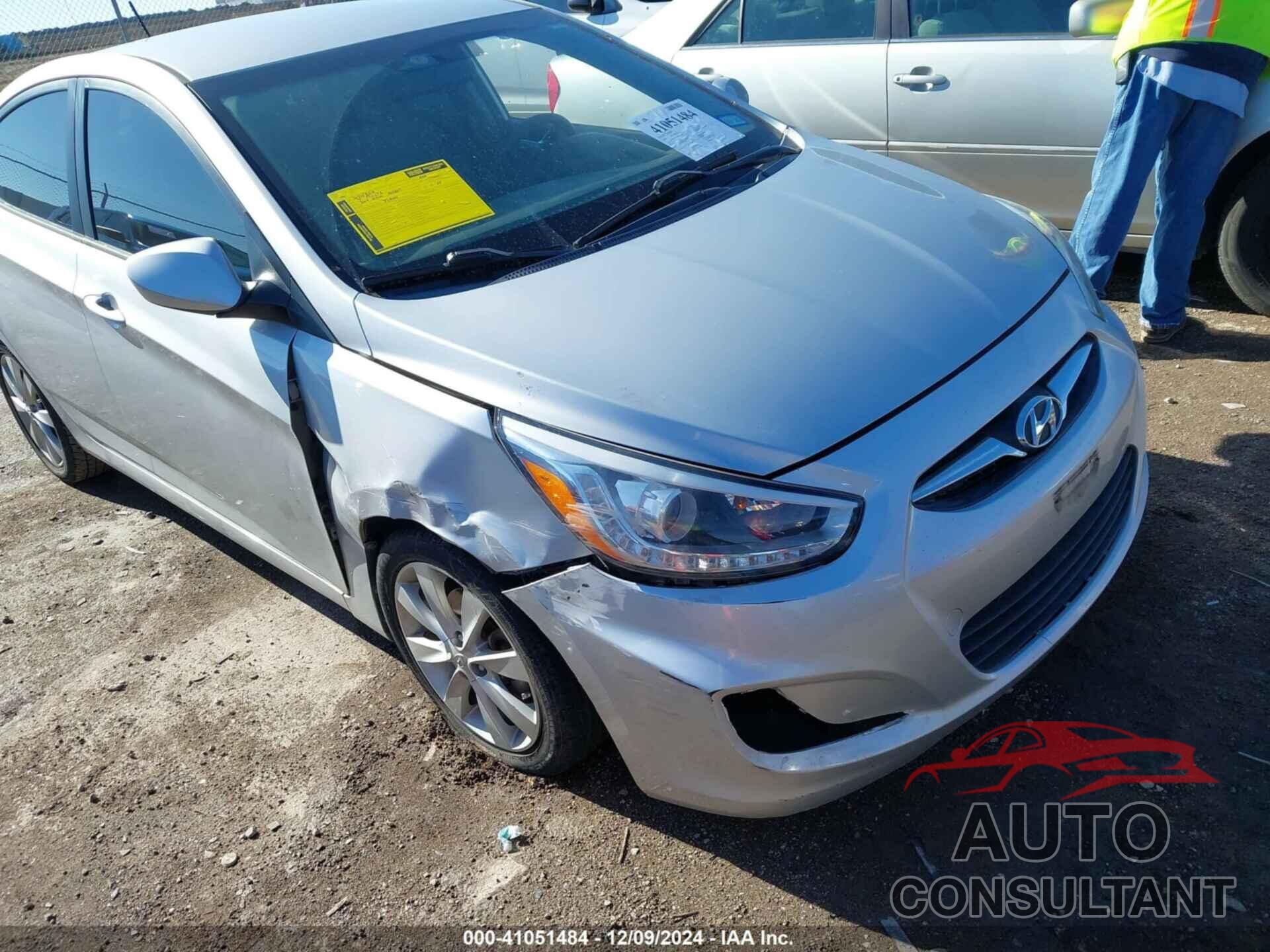 HYUNDAI ACCENT 2014 - KMHCU4AE6EU762019