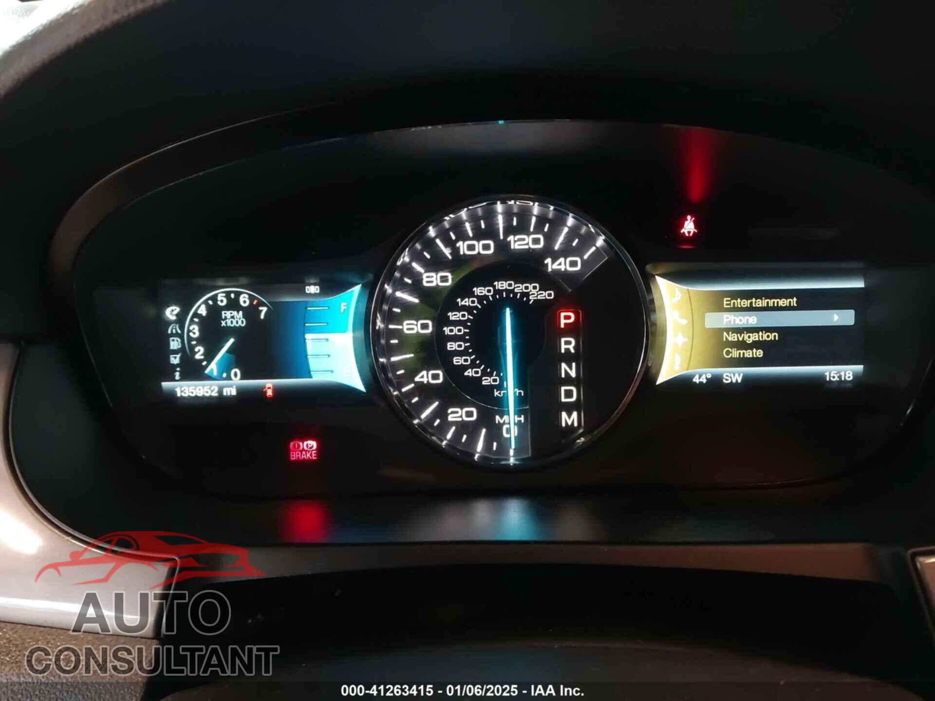 FORD EDGE 2012 - 2FMDK3AKXCBA60444