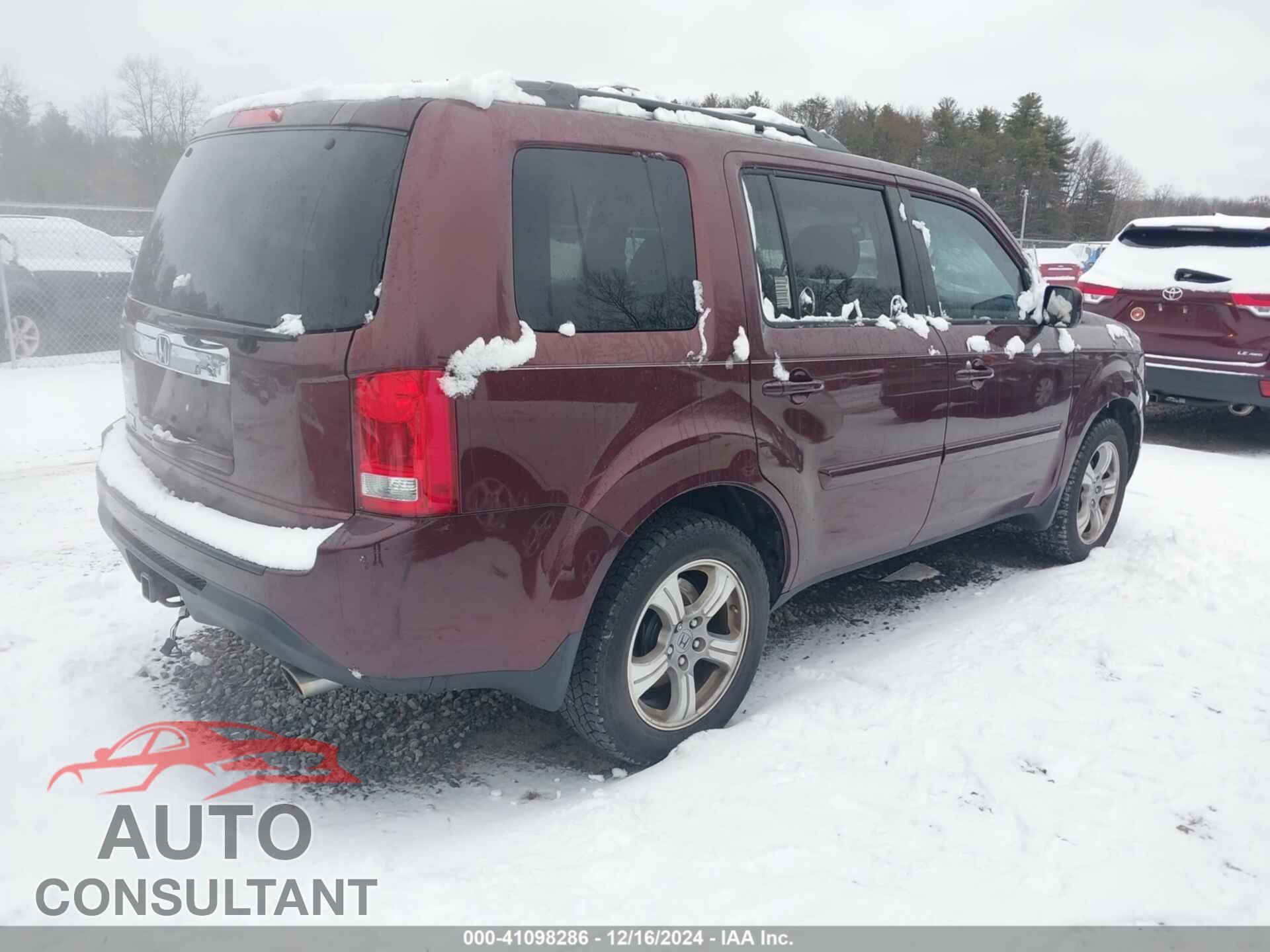 HONDA PILOT 2013 - 5FNYF3H55DB005365