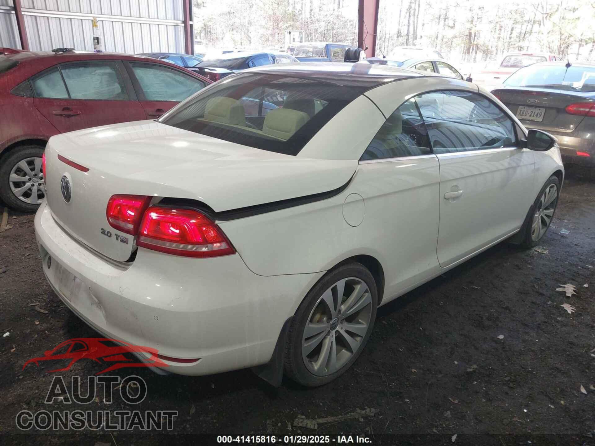 VOLKSWAGEN EOS 2013 - WVWFW8AH3DV006878
