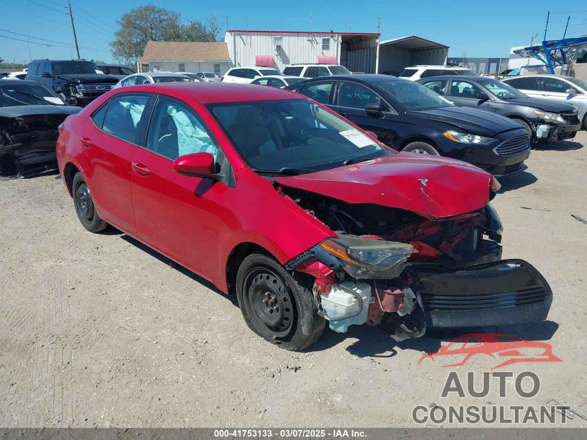 TOYOTA COROLLA 2019 - 5YFBURHE7KP909962
