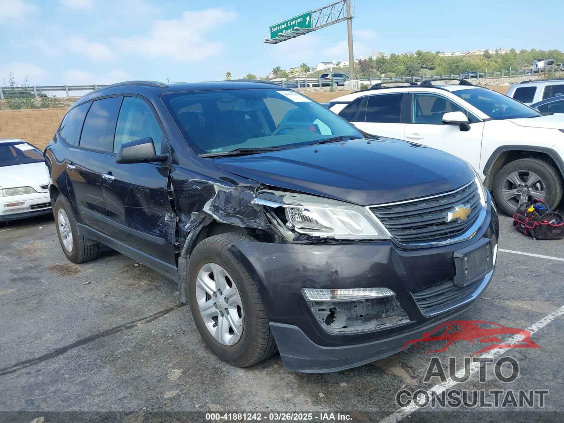 CHEVROLET TRAVERSE 2016 - 1GNKRFED1GJ253532