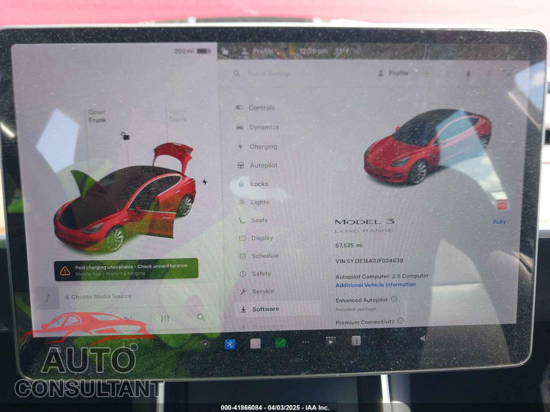 TESLA MODEL 3 2018 - 5YJ3E1EA3JF024639
