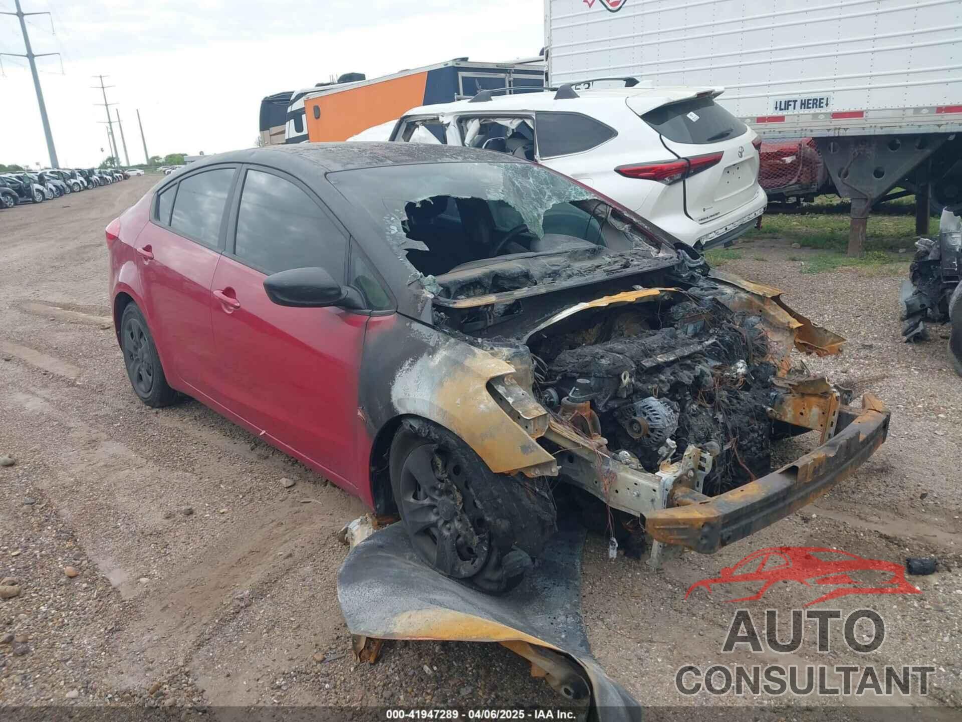 KIA FORTE 2016 - KNAFK4A68G5496058