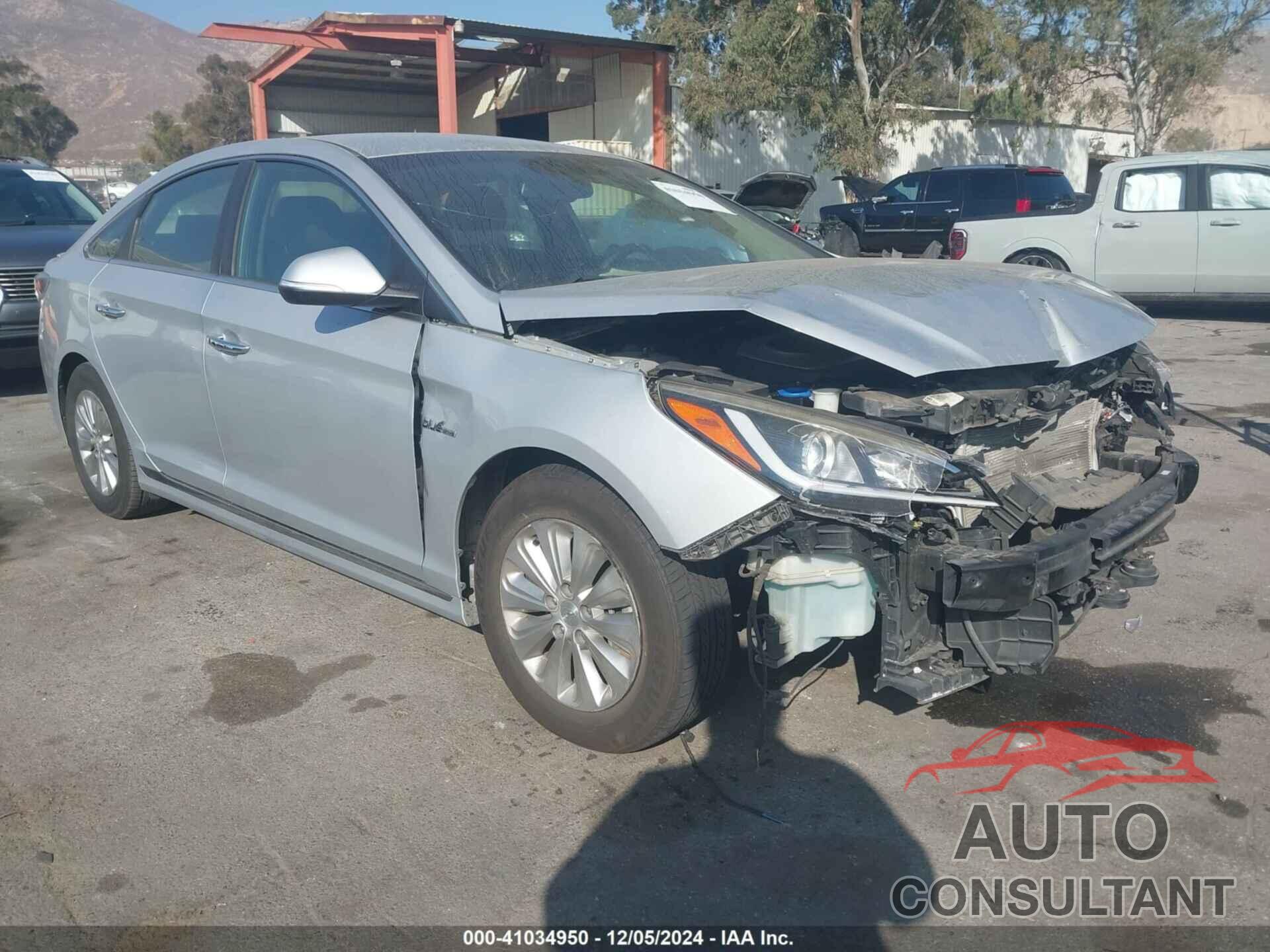 HYUNDAI SONATA HYBRID 2017 - KMHE24L36HA068902