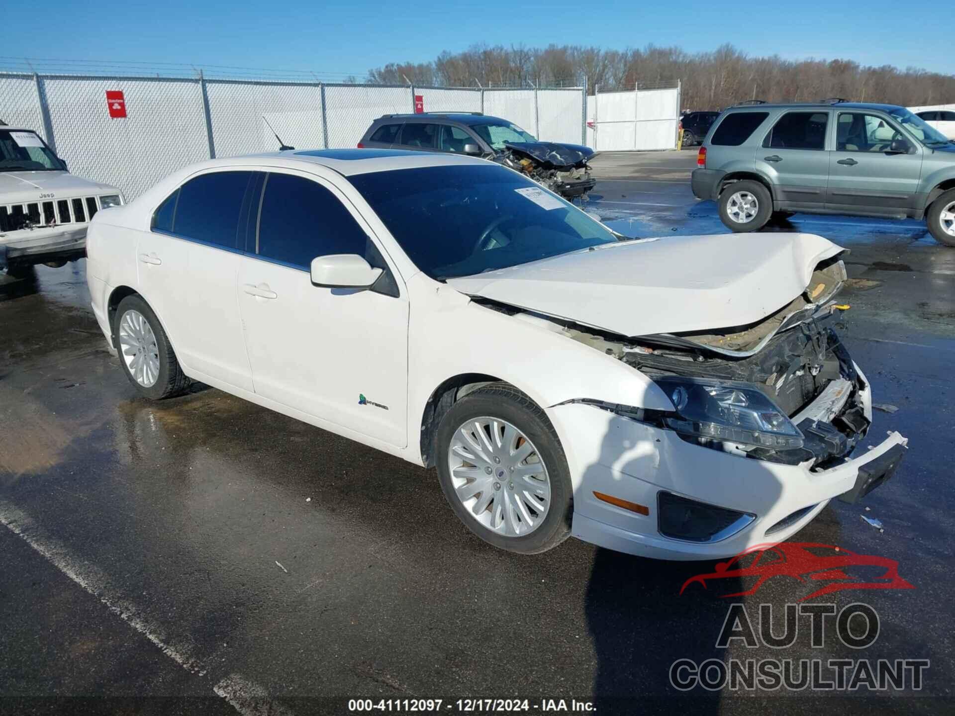 FORD FUSION HYBRID 2012 - 3FADP0L32CR197783