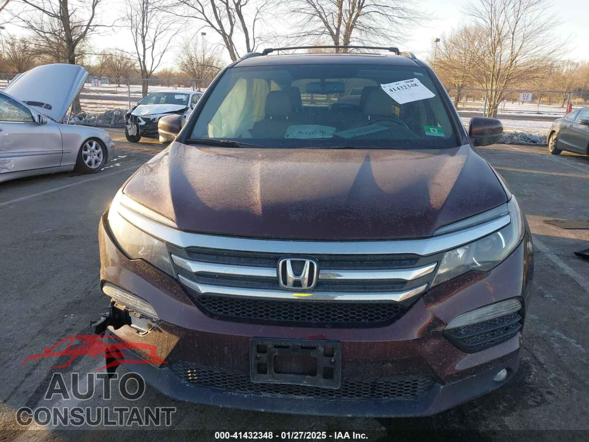 HONDA PILOT 2016 - 5FNYF6H55GB072425