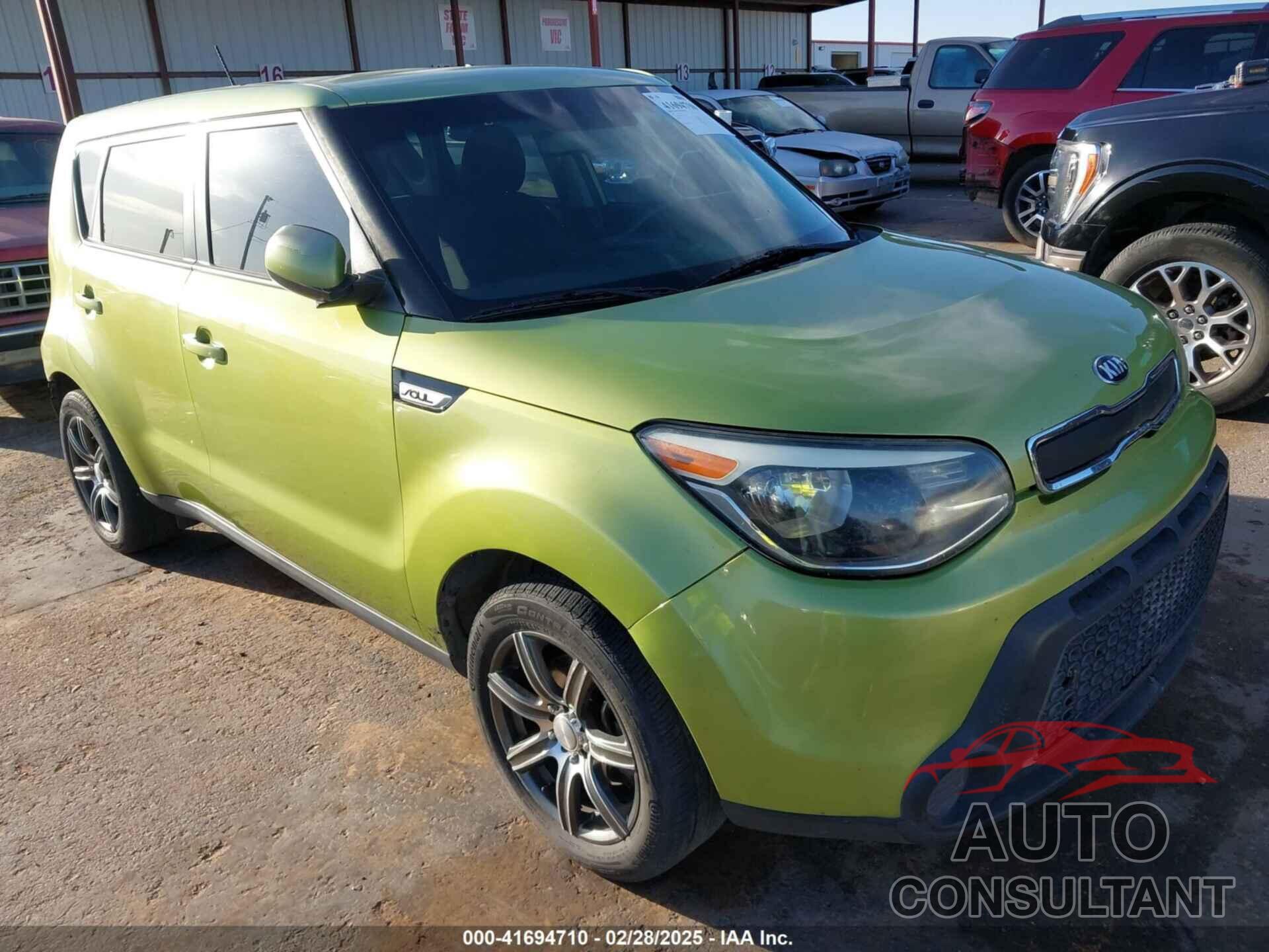 KIA SOUL 2015 - KNDJN2A27F7762159