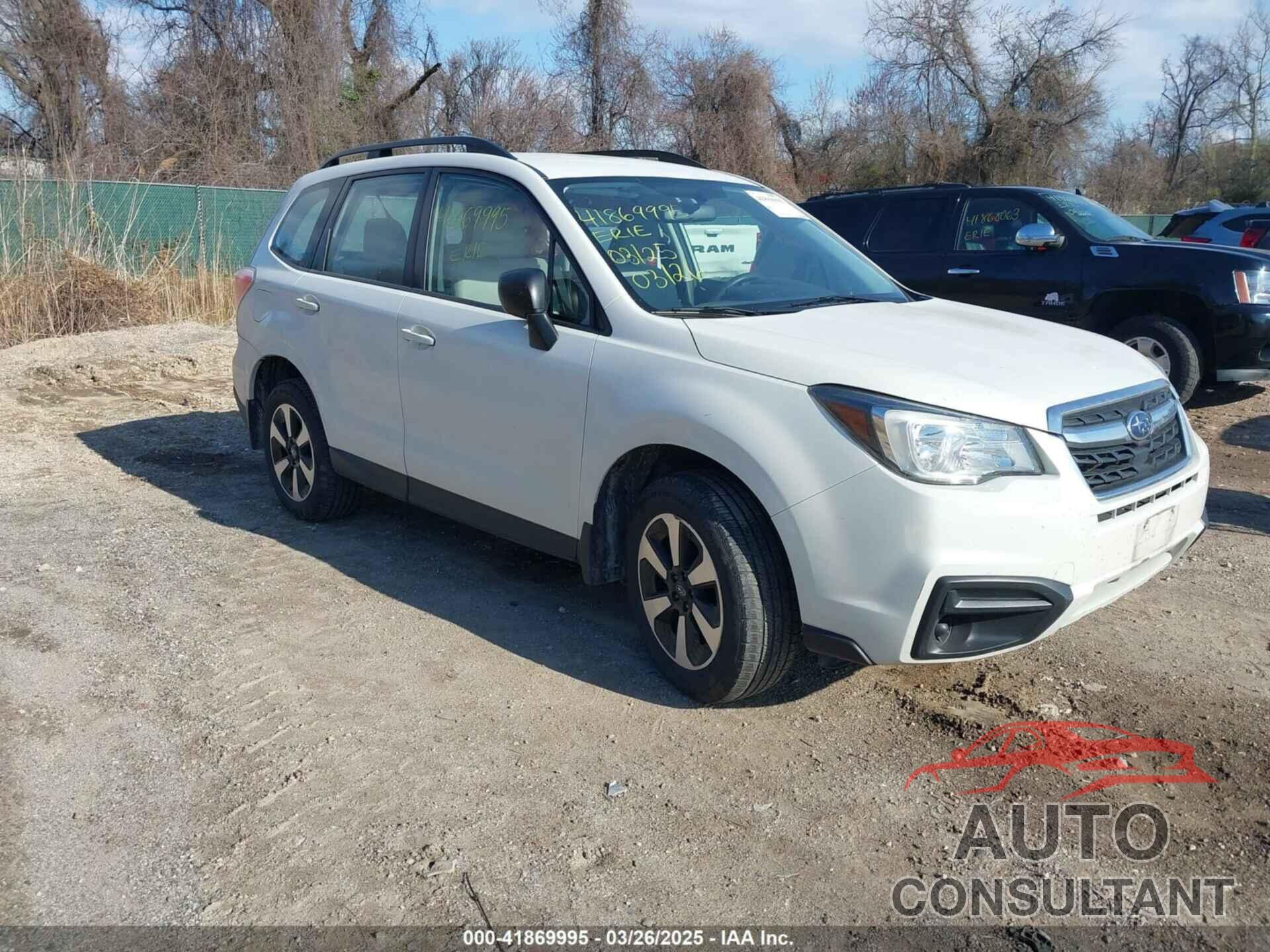 SUBARU FORESTER 2017 - JF2SJABC2HH406735