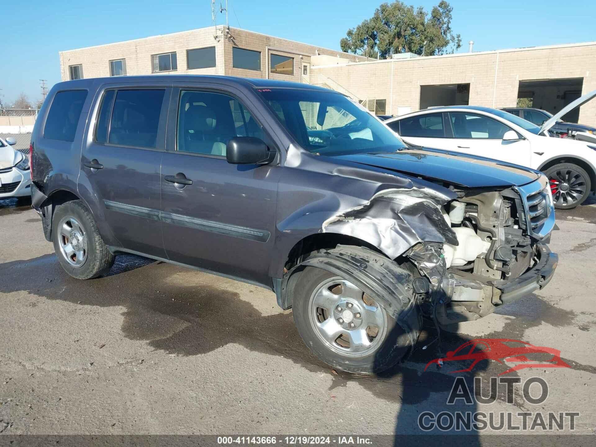 HONDA PILOT 2014 - 5FNYF3H21EB008593