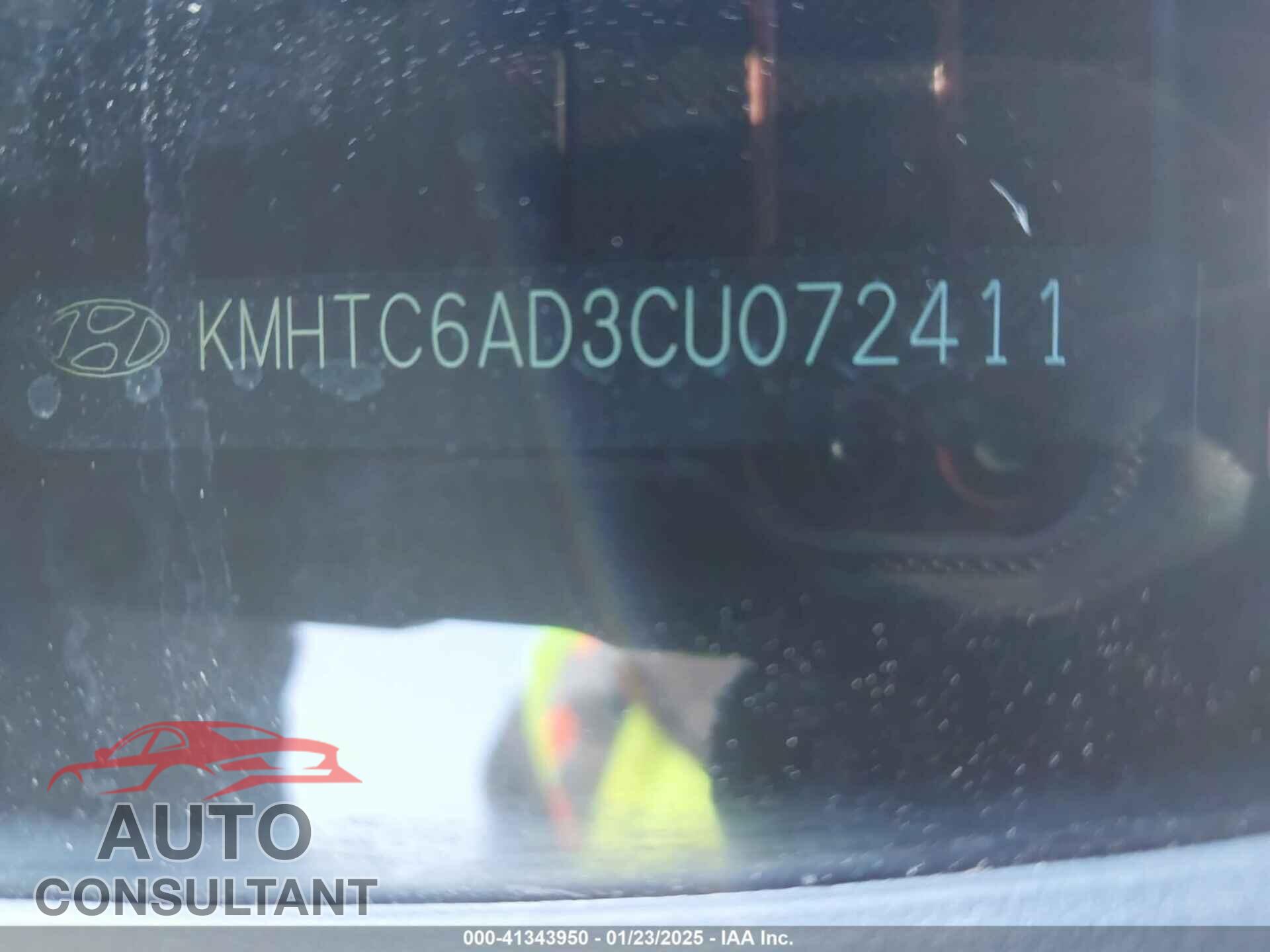 HYUNDAI VELOSTER 2012 - KMHTC6AD3CU072411