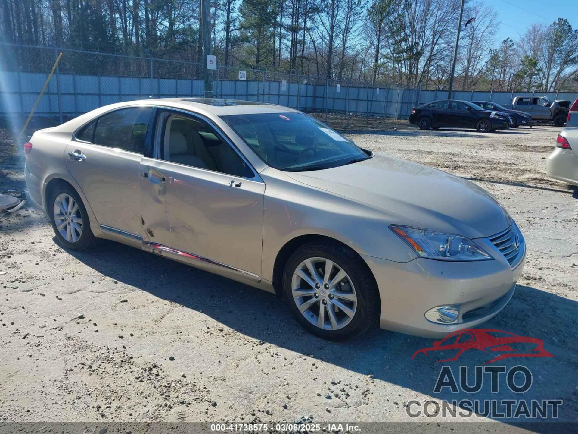 LEXUS ES 350 2012 - JTHBK1EG2C2506290