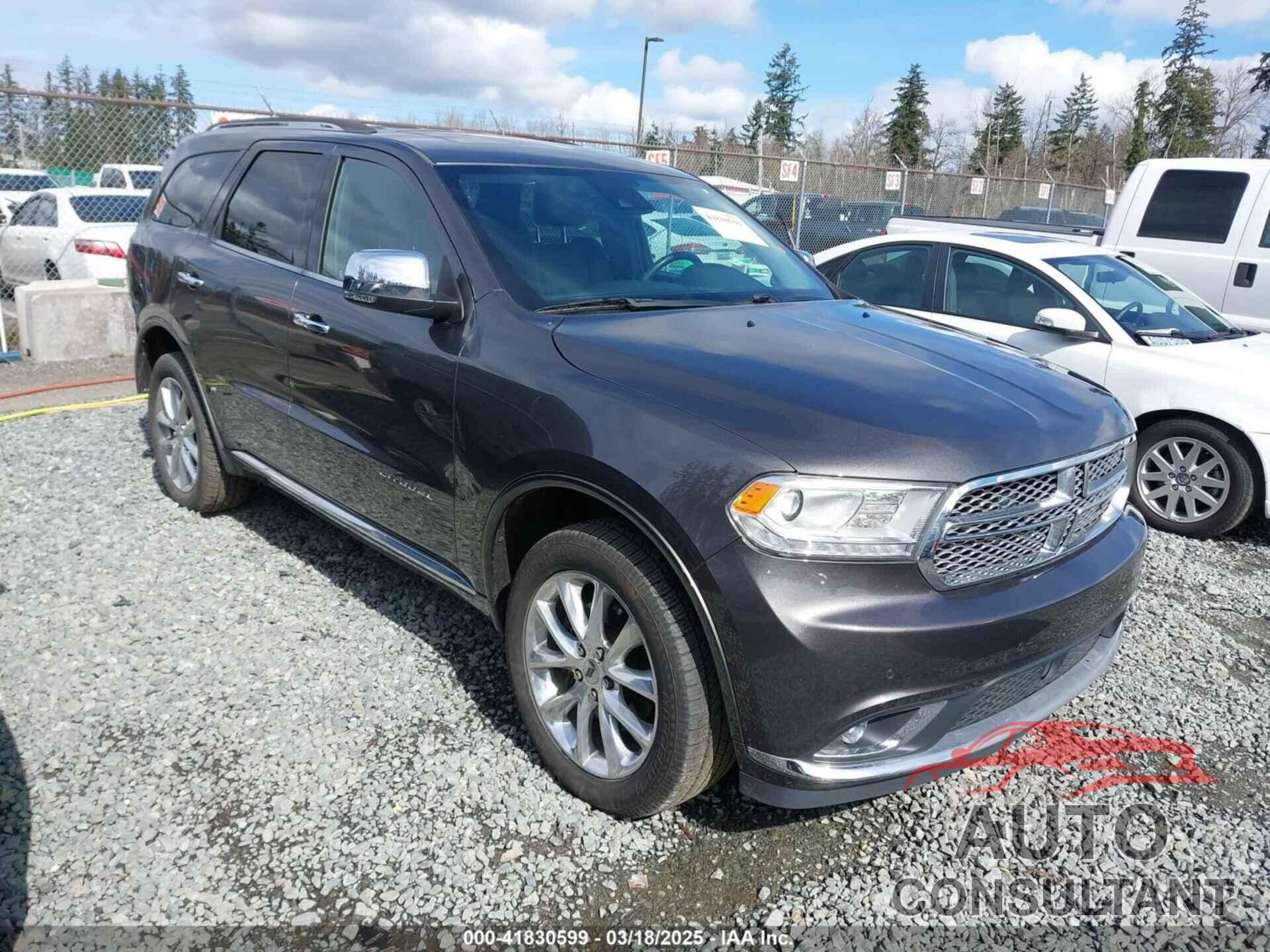 DODGE DURANGO 2019 - 1C4RDJEGXKC745539