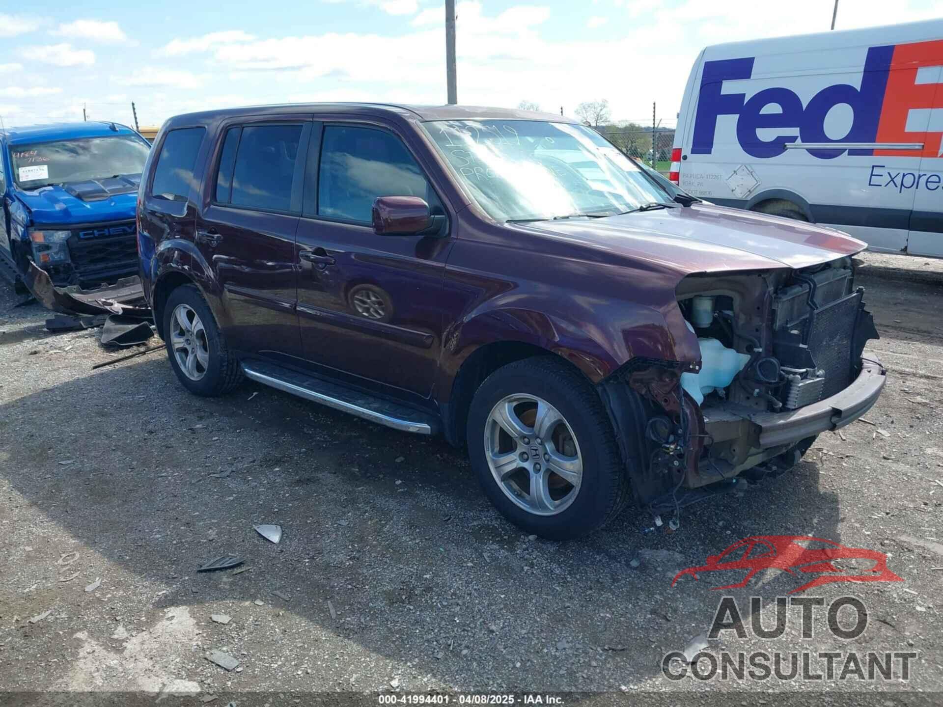 HONDA PILOT 2012 - 5FNYF4H57CB074417