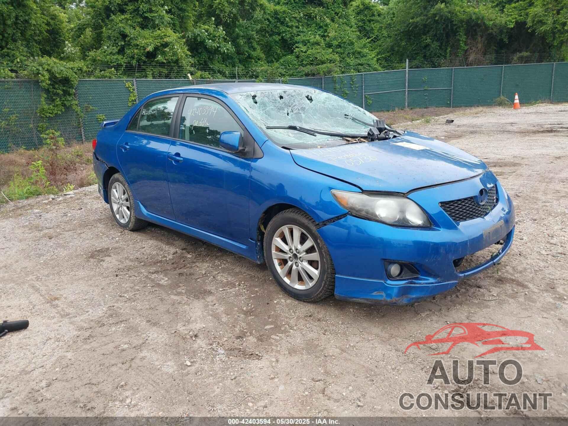 TOYOTA COROLLA 2010 - 2T1BU4EE0AC280454