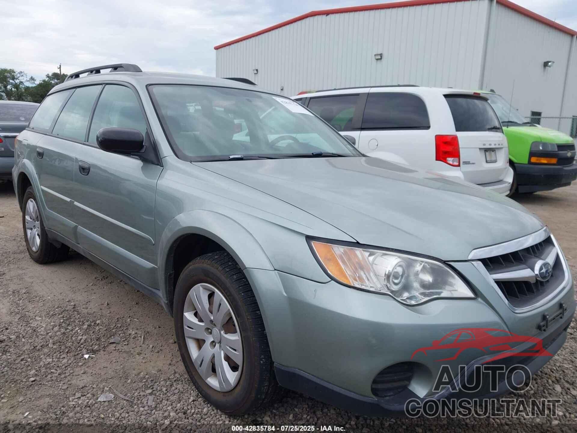 SUBARU OUTBACK 2009 - 4S4BP60C996338147