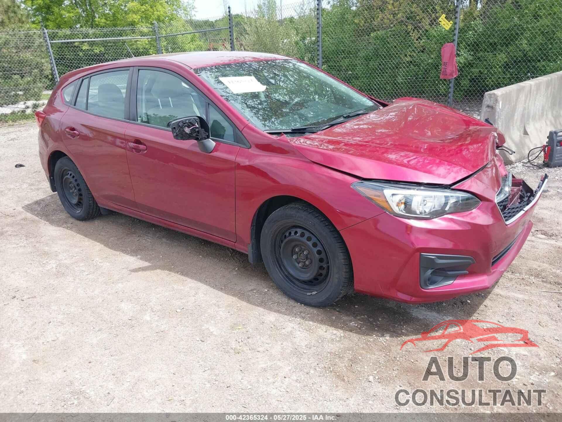 SUBARU IMPREZA 2017 - 4S3GTAA68H3704617