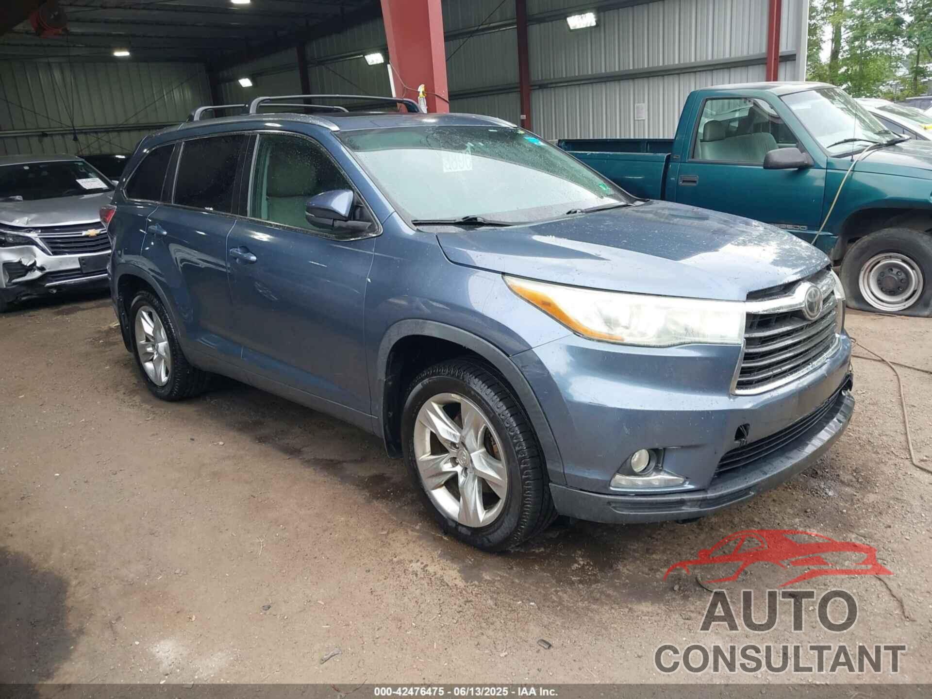 TOYOTA HIGHLANDER 2015 - 5TDDKRFH6FS123286