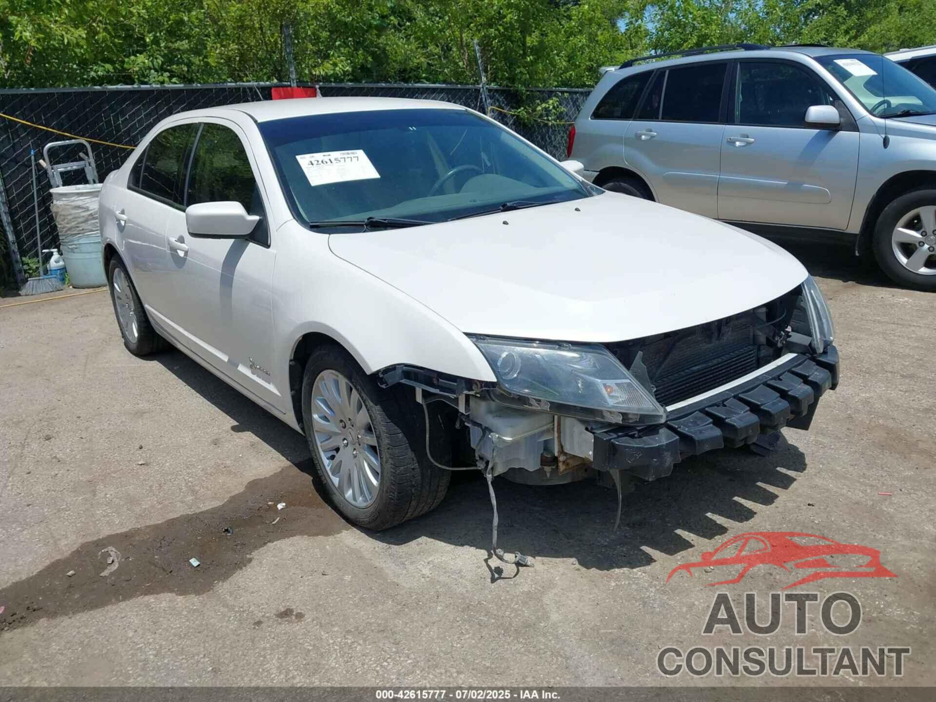 FORD FUSION HYBRID 2011 - 3FADP0L33BR123934