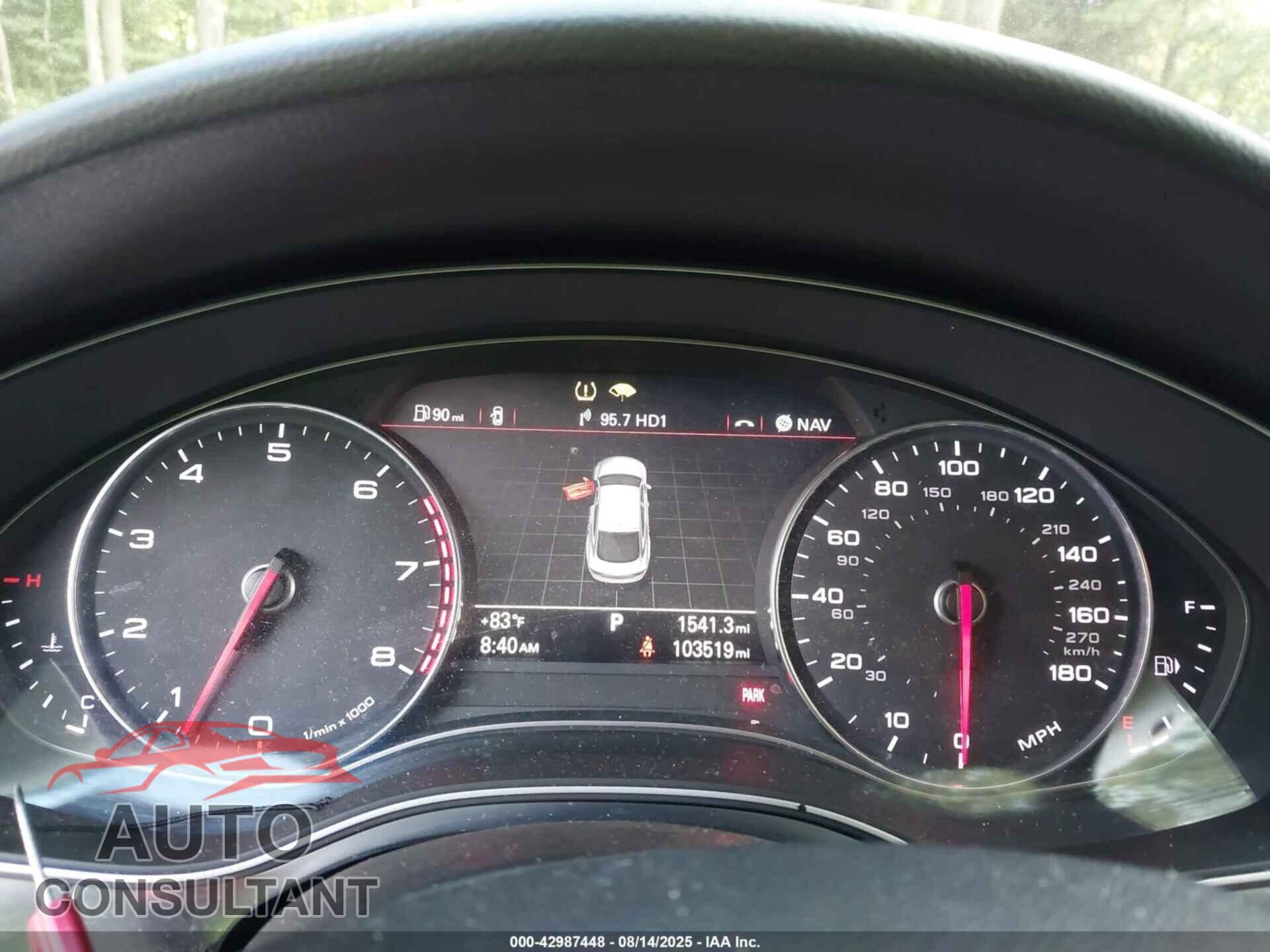 AUDI A7 2012 - WAUYGAFC2CN100207