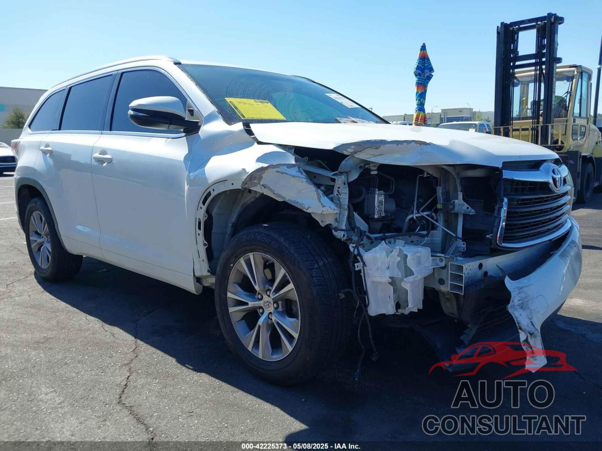 TOYOTA HIGHLANDER 2015 - 5TDKKRFH8FS097572