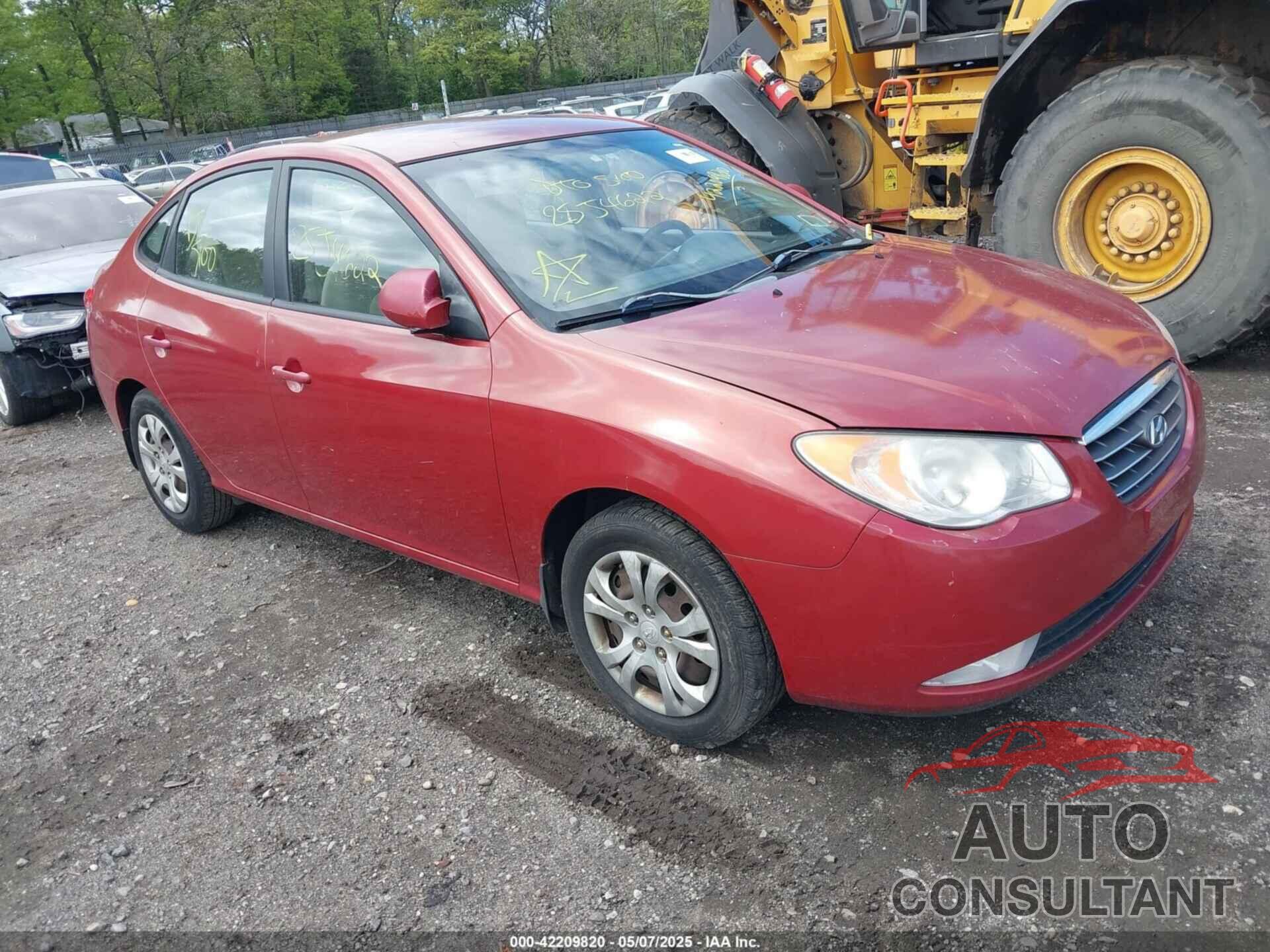 HYUNDAI ELANTRA 2009 - KMHDU46D89U823297