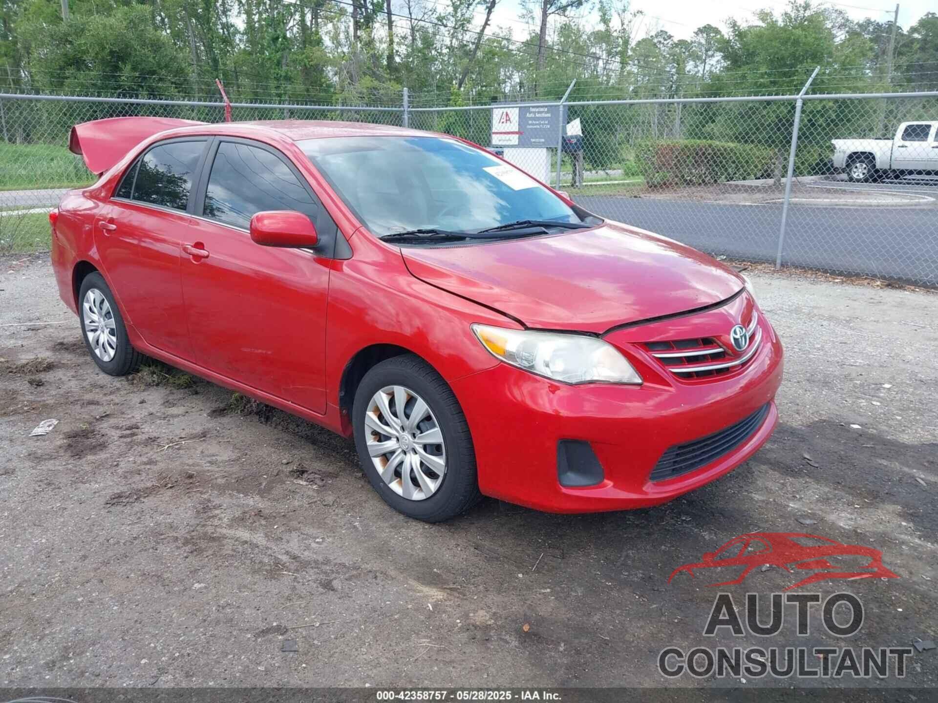 TOYOTA COROLLA 2013 - 5YFBU4EE1DP223068