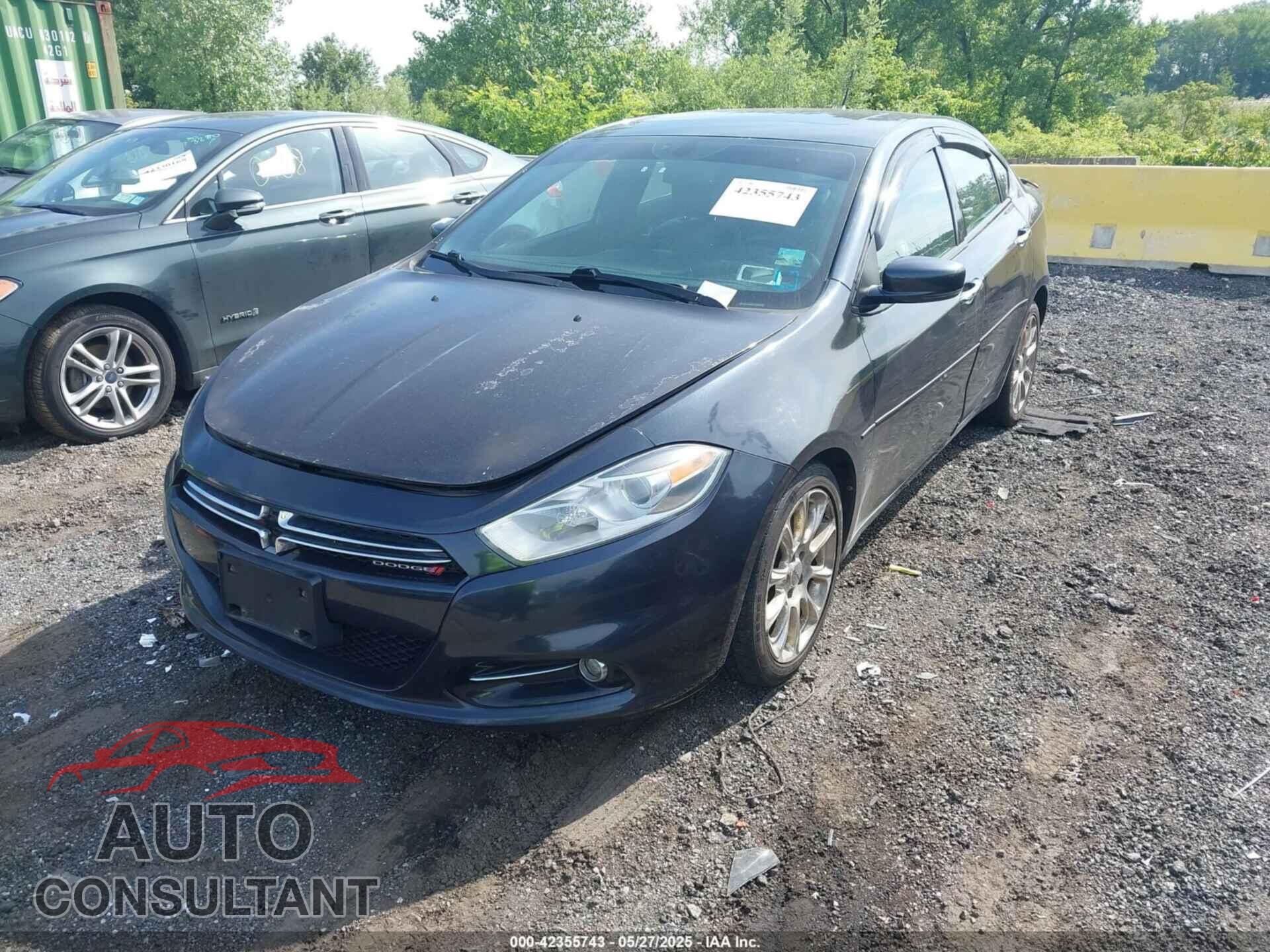 DODGE DART 2013 - 1C3CDFCA7DD182260