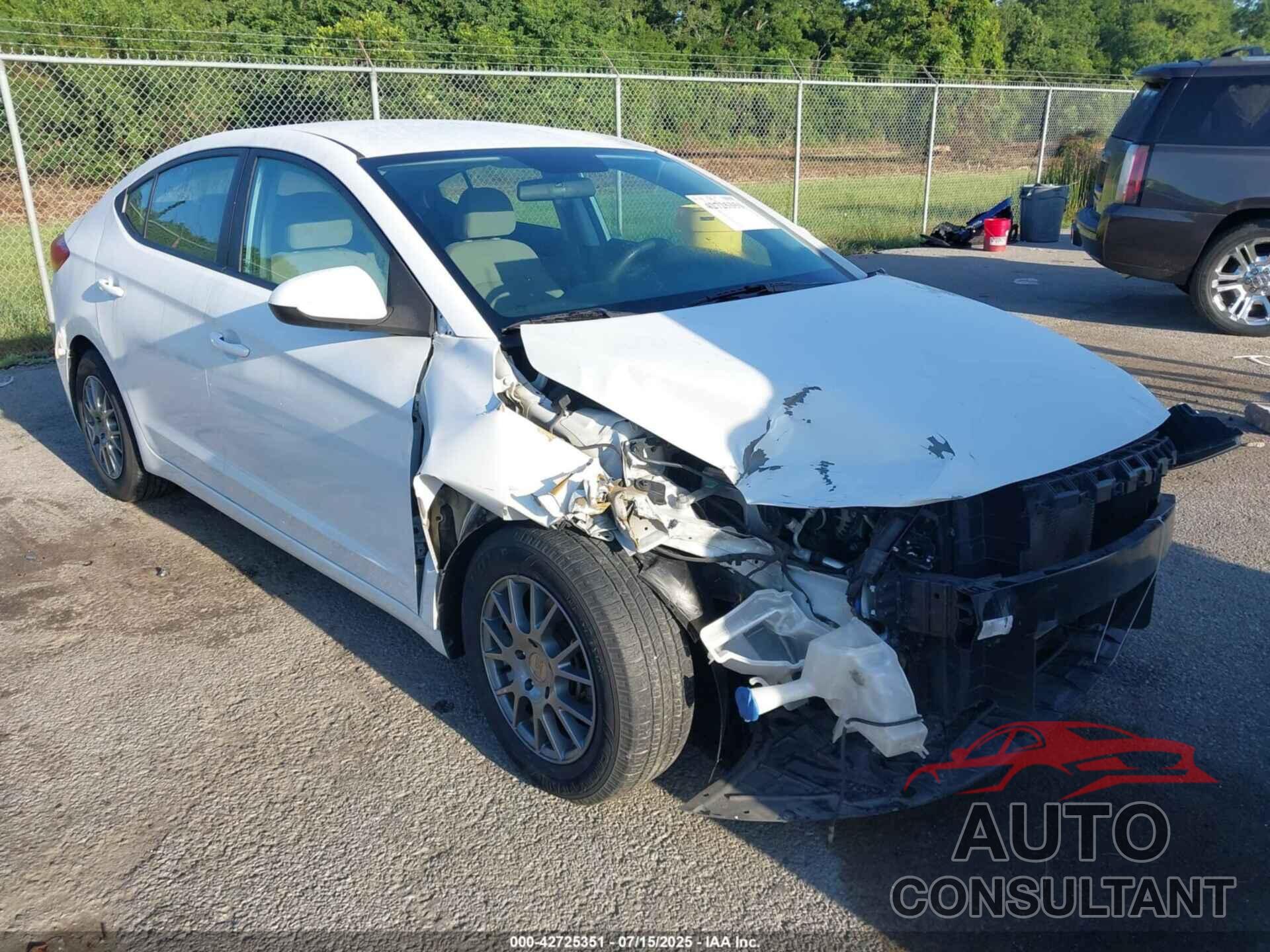 HYUNDAI ELANTRA 2017 - 5NPD74LF2HH155071