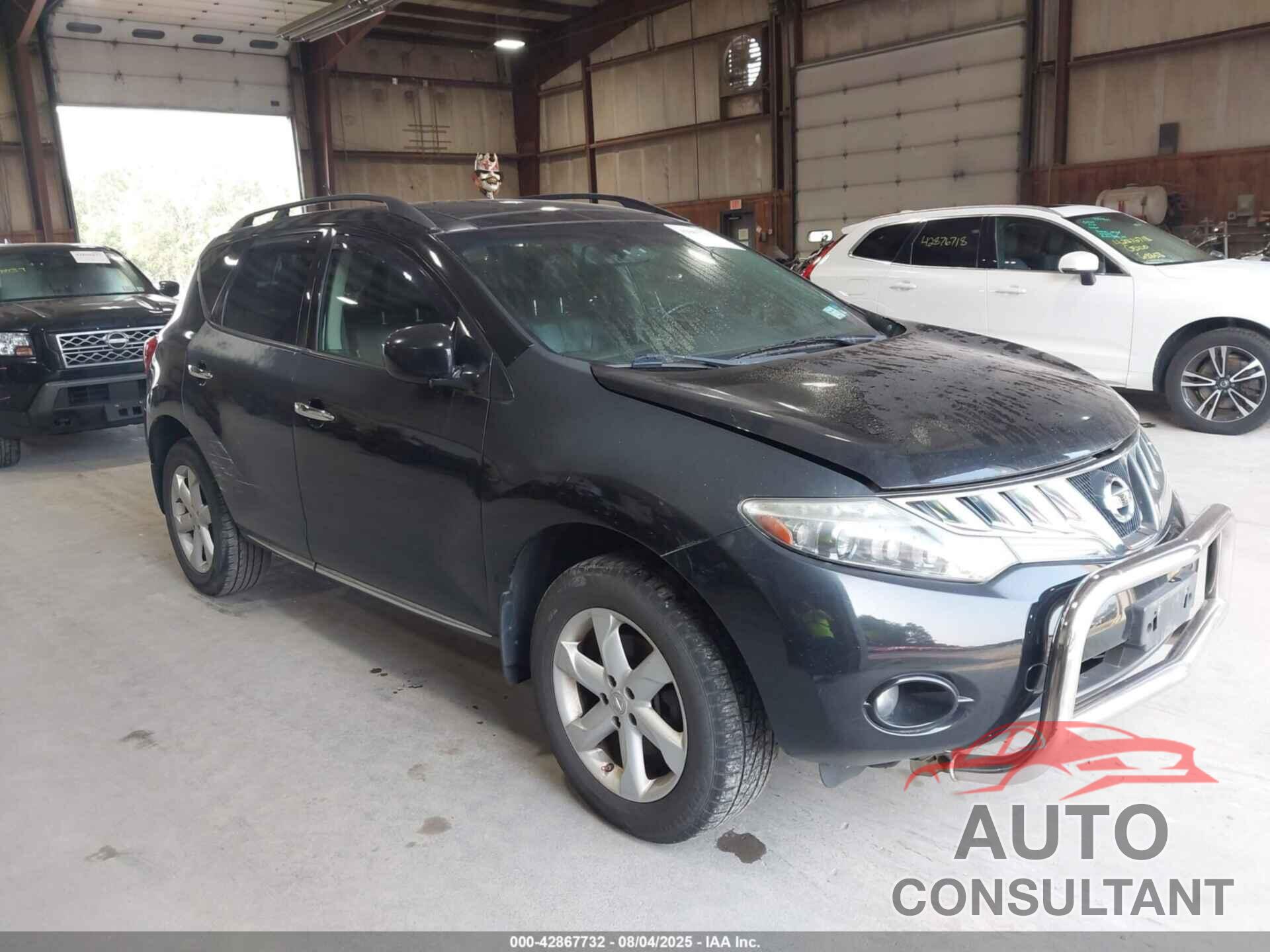 NISSAN MURANO 2010 - JN8AZ1MWXAW129364