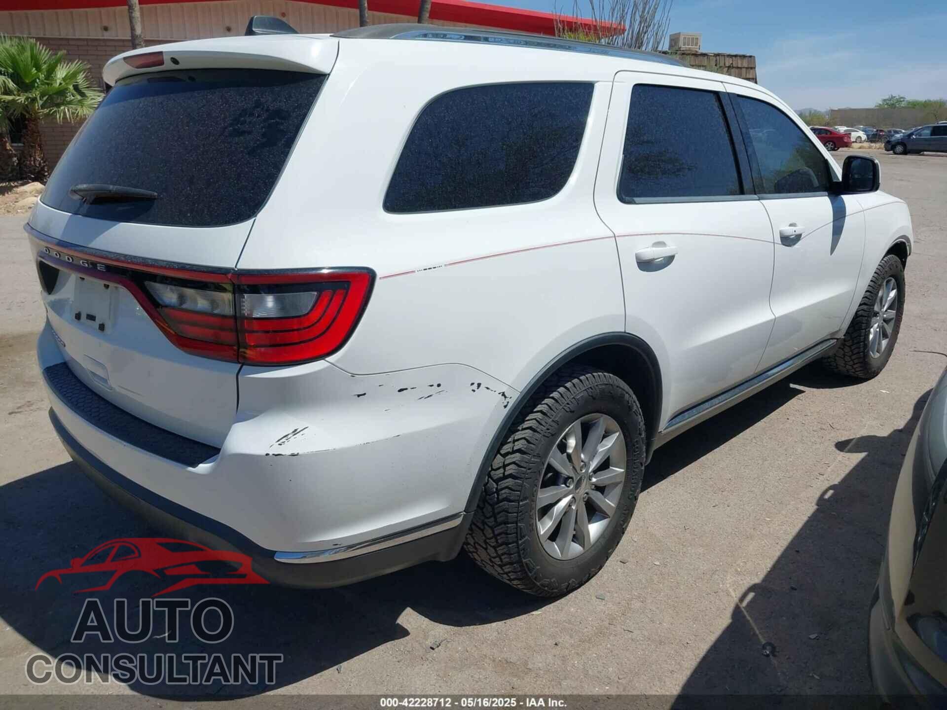 DODGE DURANGO 2016 - 1C4RDHAG3GC361849